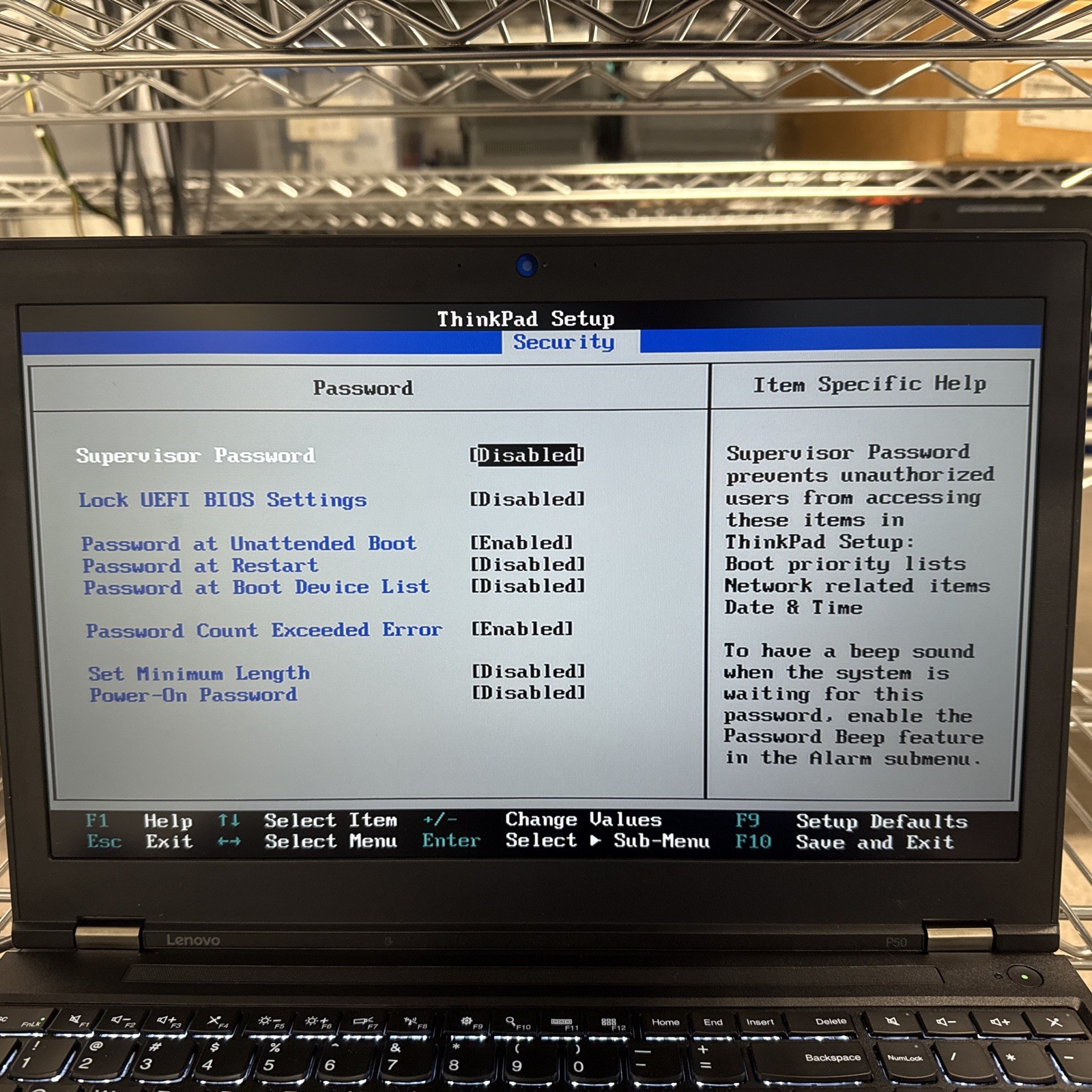 Lenovo ThinkPad P50 15.6″ | i7-6700HQ@2.6GHZ | 8GB RAM | NO OS/CHARGER/HDD