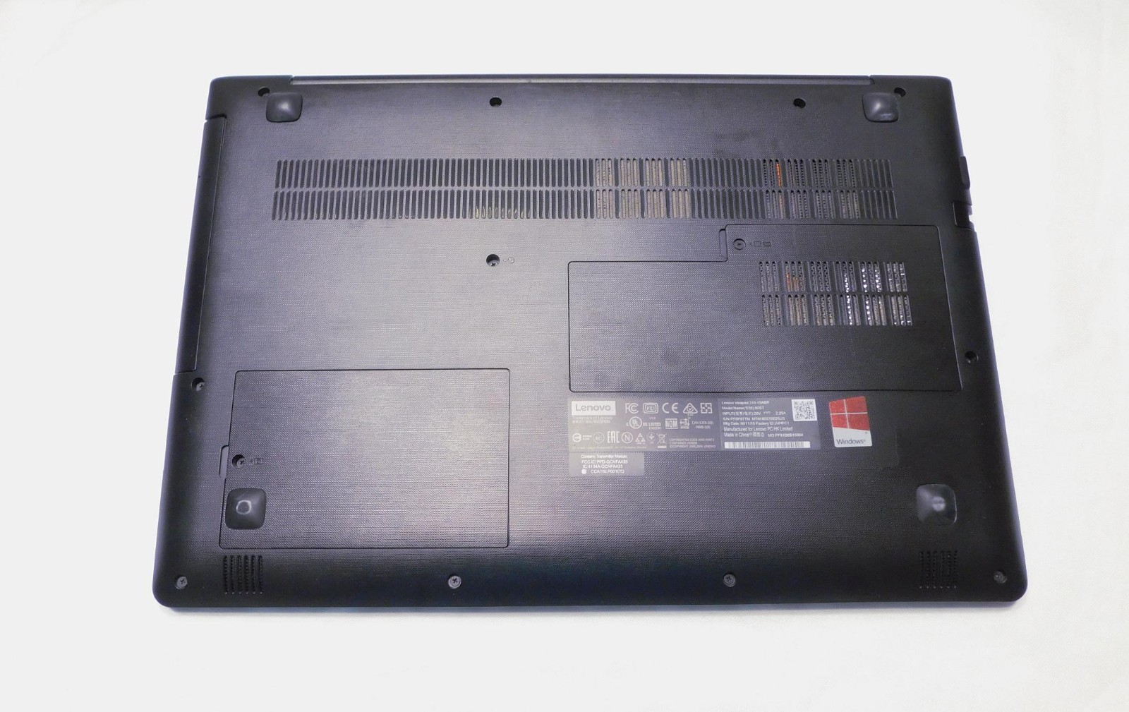 Lenovo ideapad 310-15ABR Laptop Model 80ST FOR PARTS OR REPAIR with AC Adaptor
