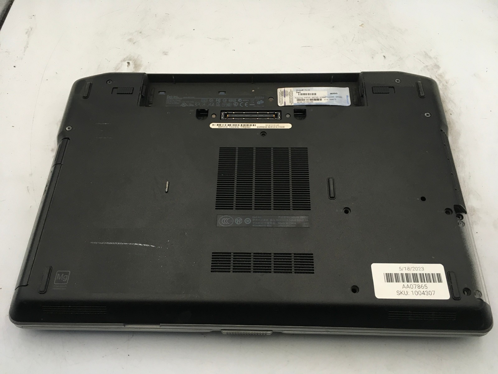 DELL LATITUDE E6420 – BOOTS TO BIOS/LOCKED – INTEL I5 2520M -4GB RAM- READ – BB!