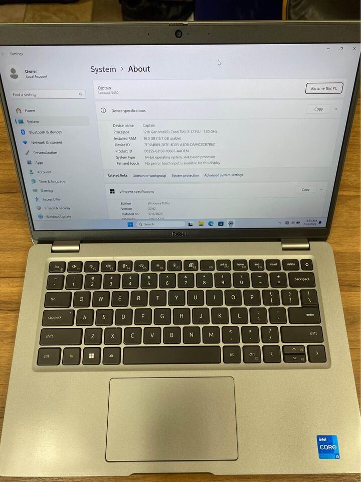 *3 YEAR DELL COMPLETE CARE PRO PLUS* Dell 5430 | i5-1235U | 16GB RAM | 256GB