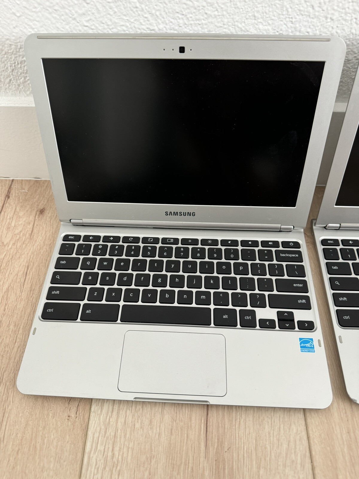 Samsung Chromebook XE303C12 Silver 11.6″ Wi-Fi Laptop For Parts Lot Of 2Untested