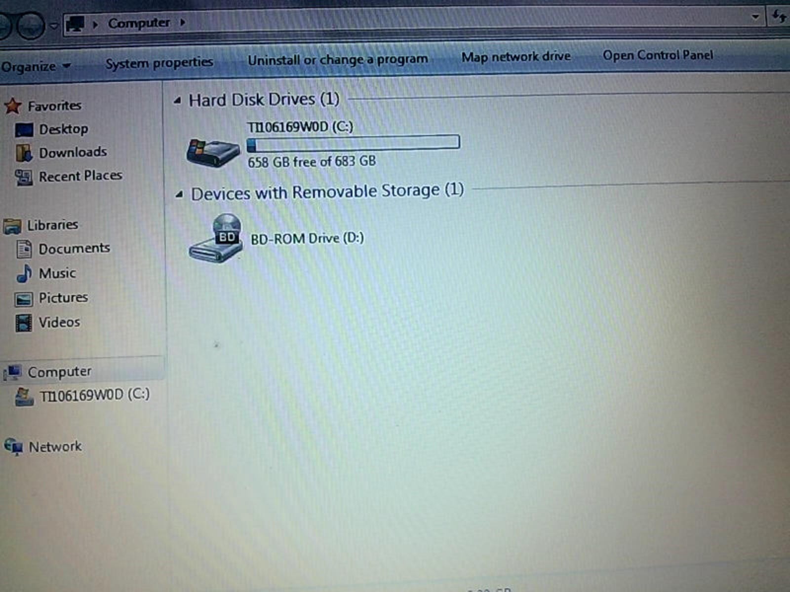 Toshiba Satellite p775-s7215 intel® Core™ i7-2630QM 2.0Ghz Quad Core 6GB Ram