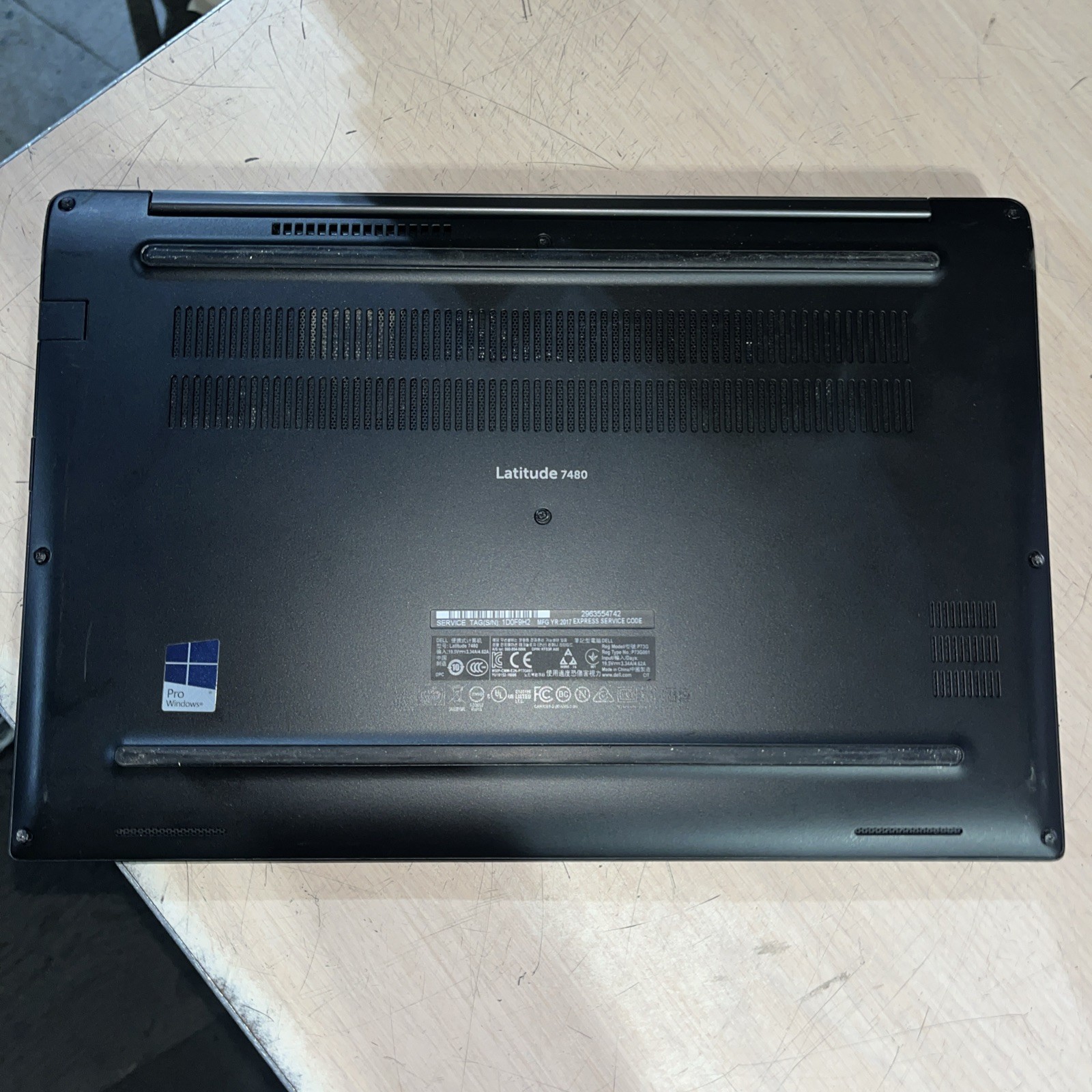 DELL LATITUDE 7480 INTEL CORE I7-7600U 8GB RAM NO HD