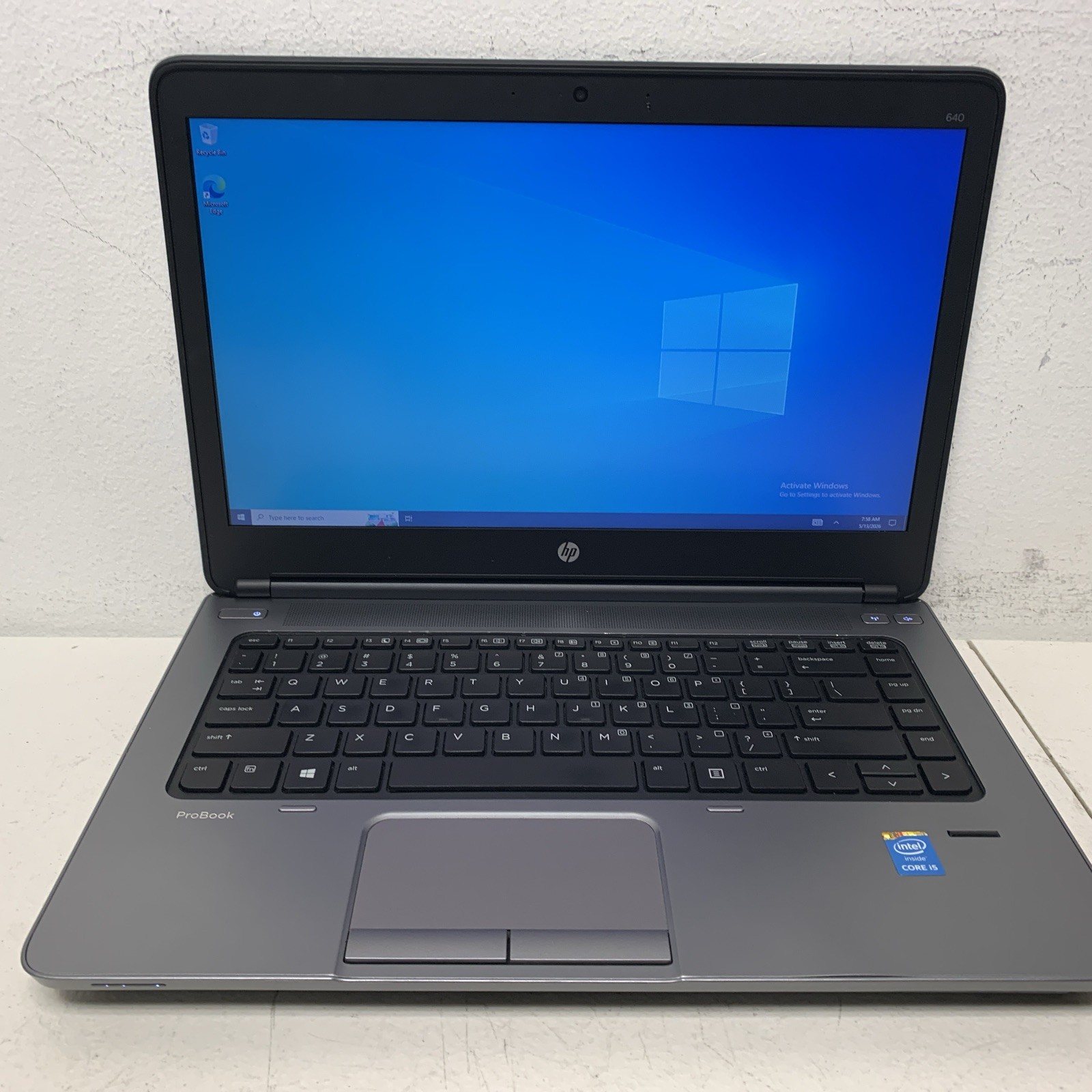 HP ProBook 640 G1 Core i5-4200M 2.50GHz 4GB RAM 500 Gb Hdd Wind 10 Read Descrip
