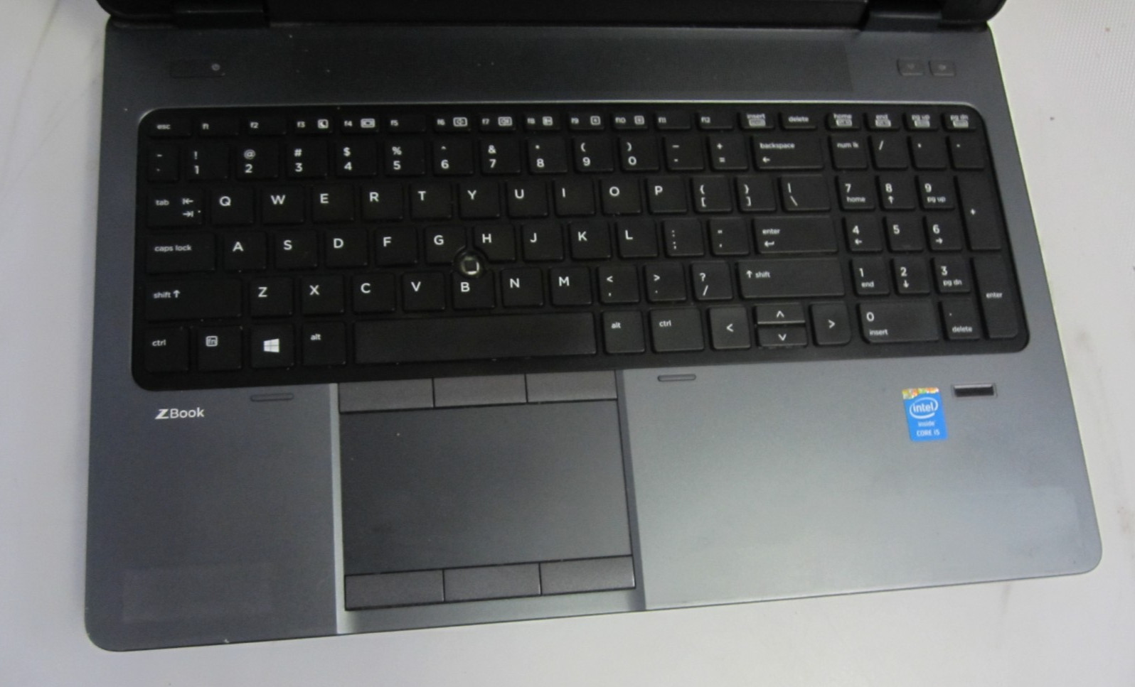 HP ZBook 15 i5-4300M 2.6GHz 16GB 320GB Laptop + AC NO OS READ