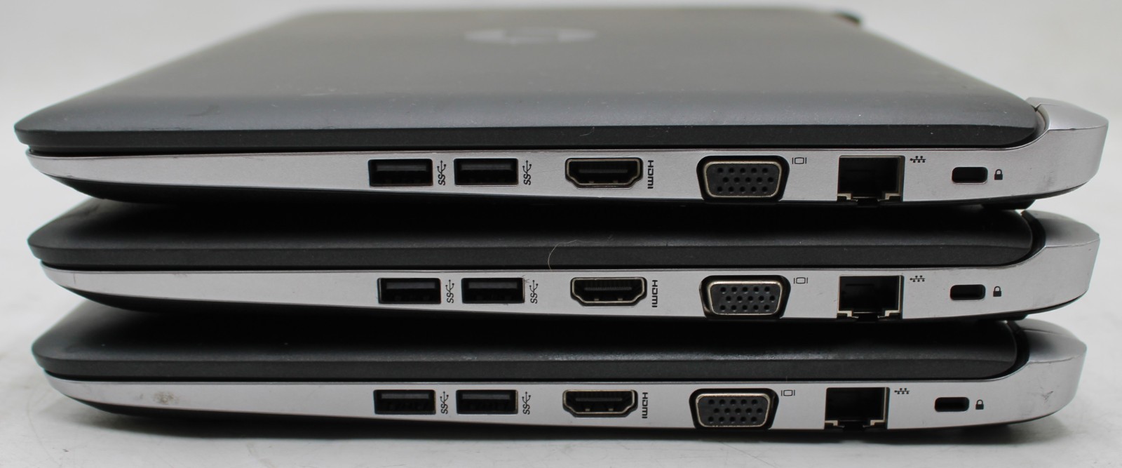 (Lot of 3) 13.3″ HP ProBook 430 G3 Touch i3-6100U 8GB RAM 128GB SSD no Battery