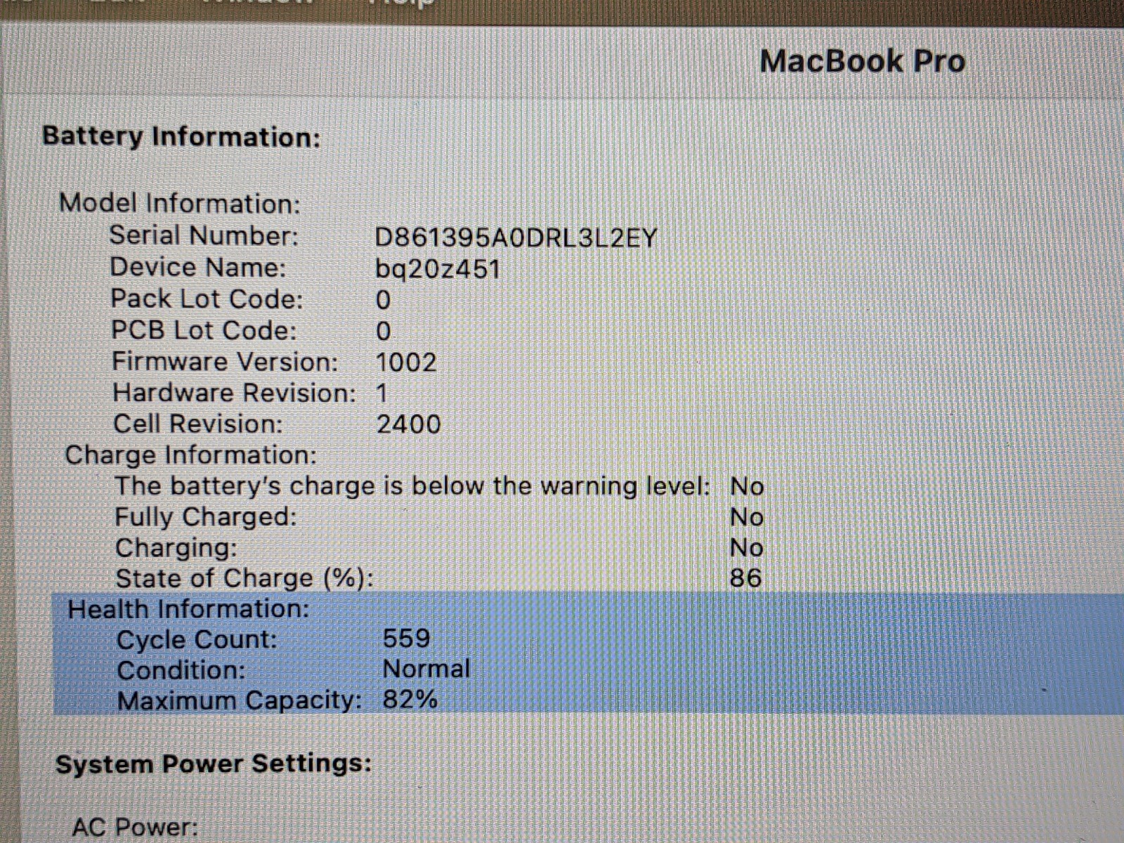 Apple MacBook Pro (2020) A2338 MYDA2LL/A 13.3″ M1 8CPU/8GPU 3.2GHz 8GB 256GB +PA