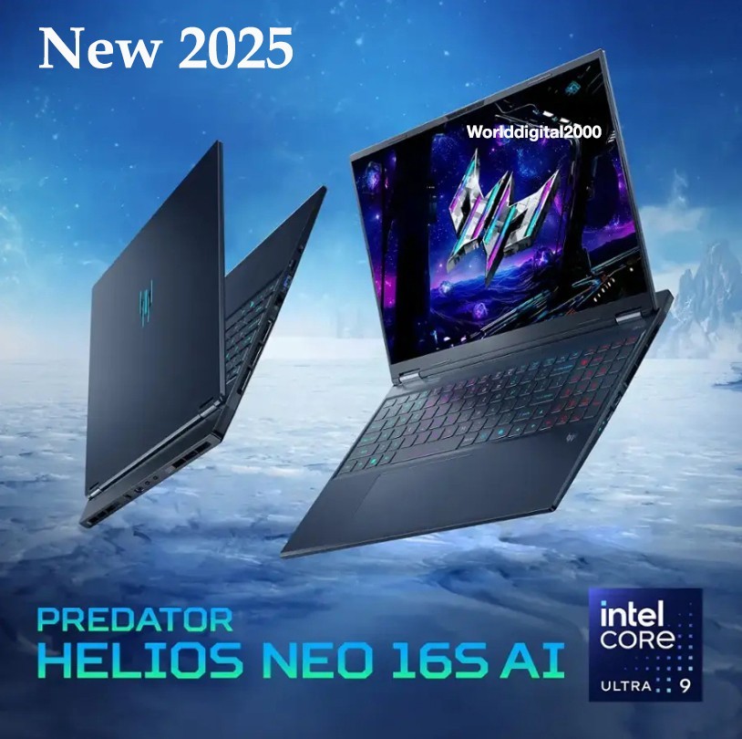 Acer Predator Helios Neo 16S AI 16″ 2.5K OLED 240Hz Intel Ultra9 32G 1TB RTX5060