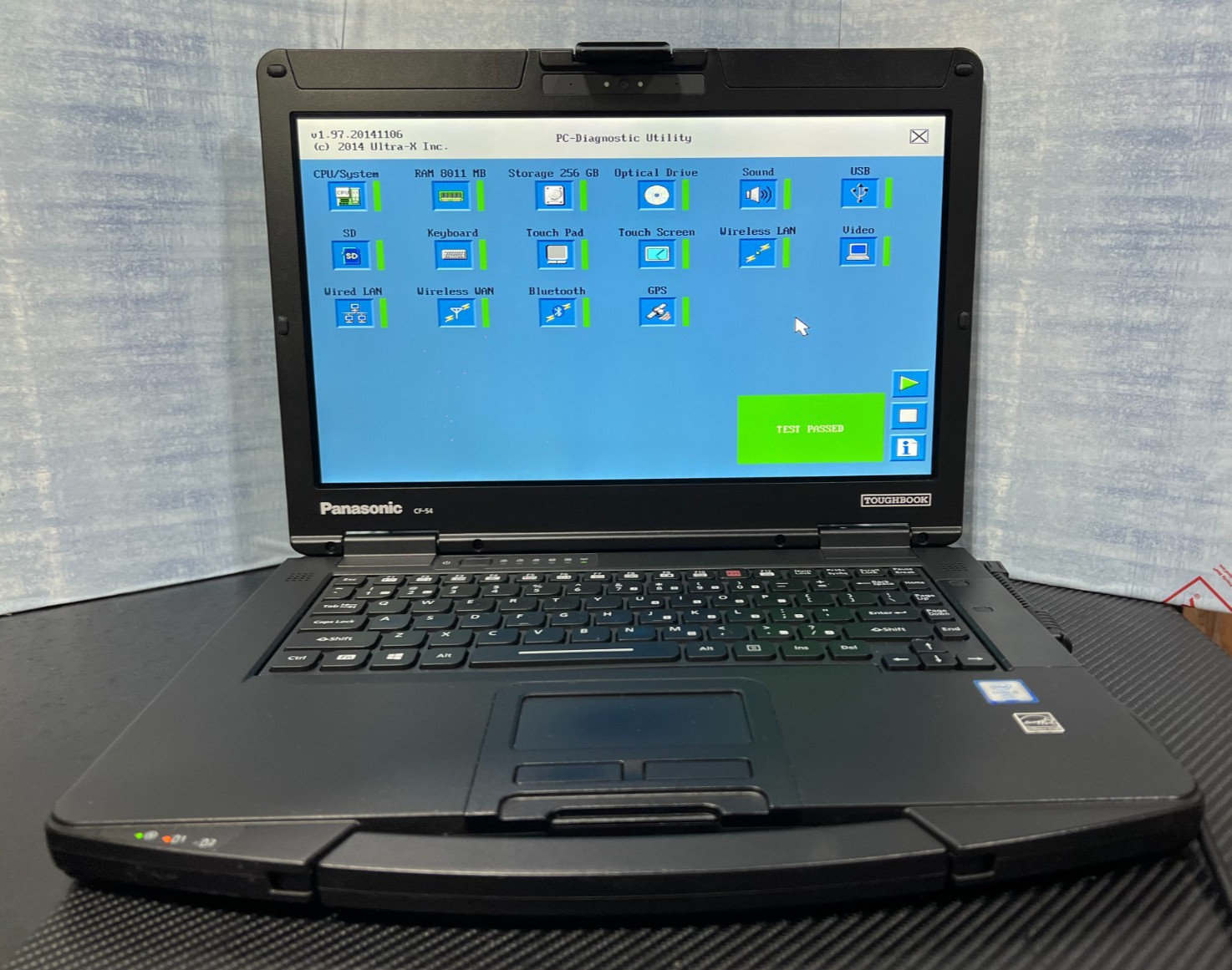 CF-54F9885KM, i5-6300U 2.40Ghz,8GB Mem,256GB SSD,Touchscreen,4G LTE,GPS,3,820Hrs