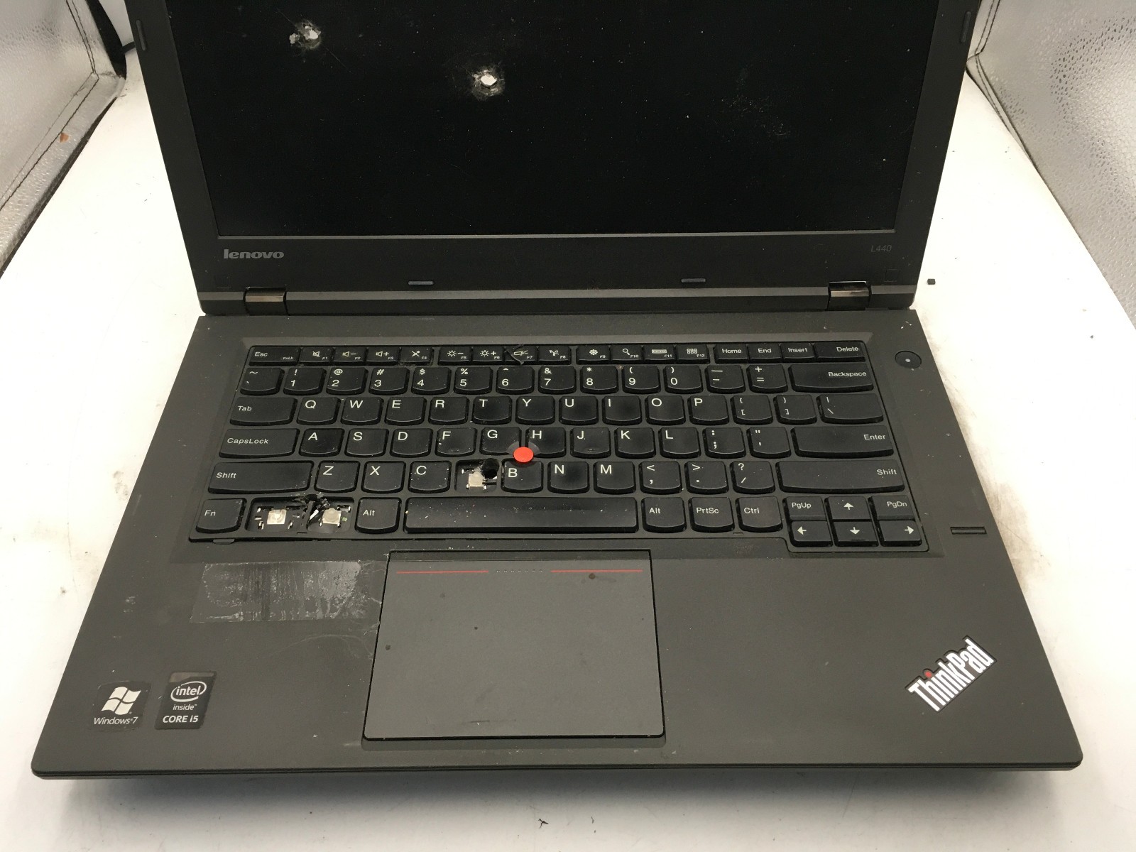 LENOVO THINKPAD L440 – FOR PARTS/DRILLED MOBO – INTEL I5 4TH GEN – 4GB RAM – BB!