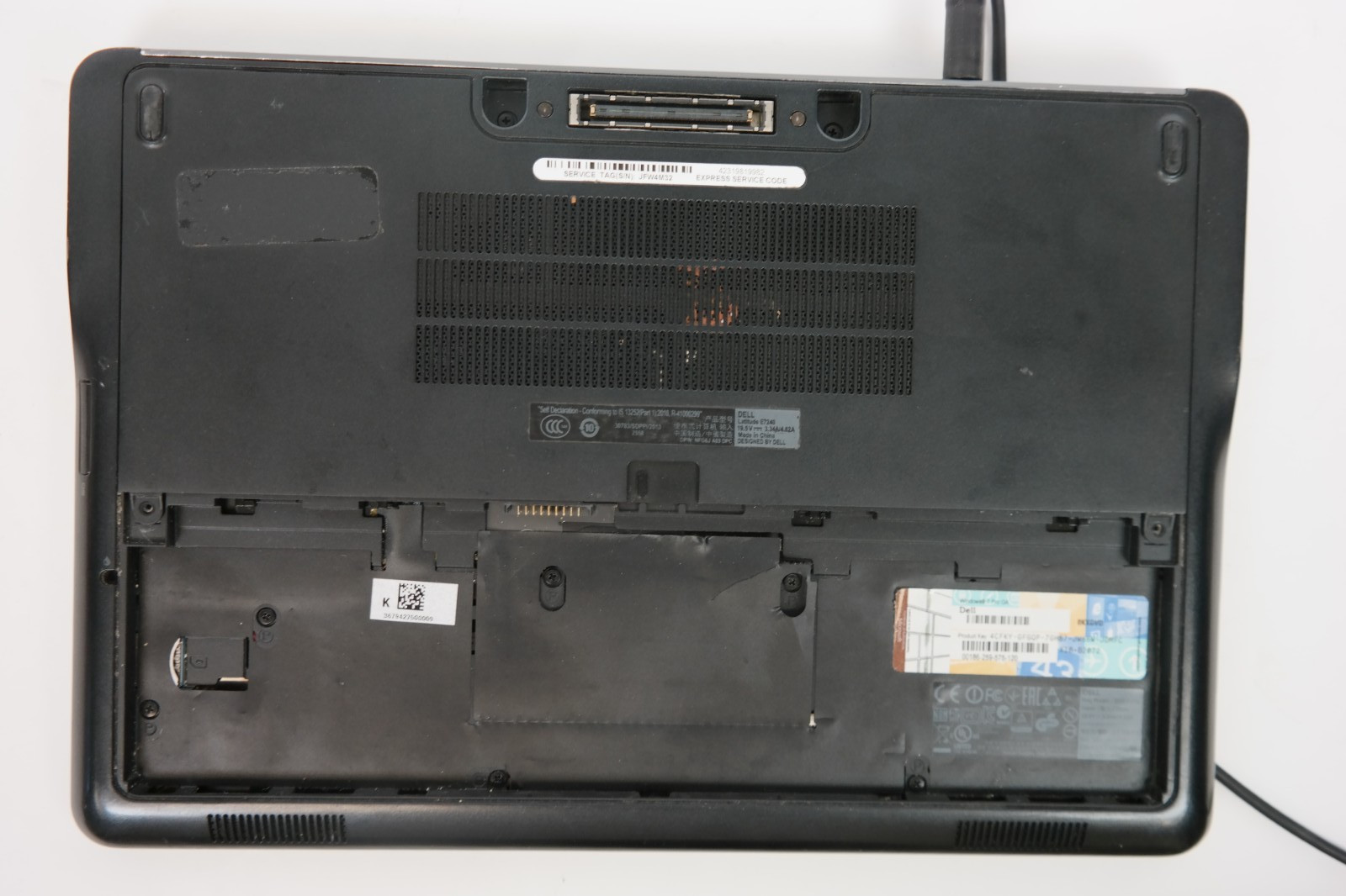 Dell Latitude E7240-intel i5 – No RAM – No HDD – No Battery -Boots to bios