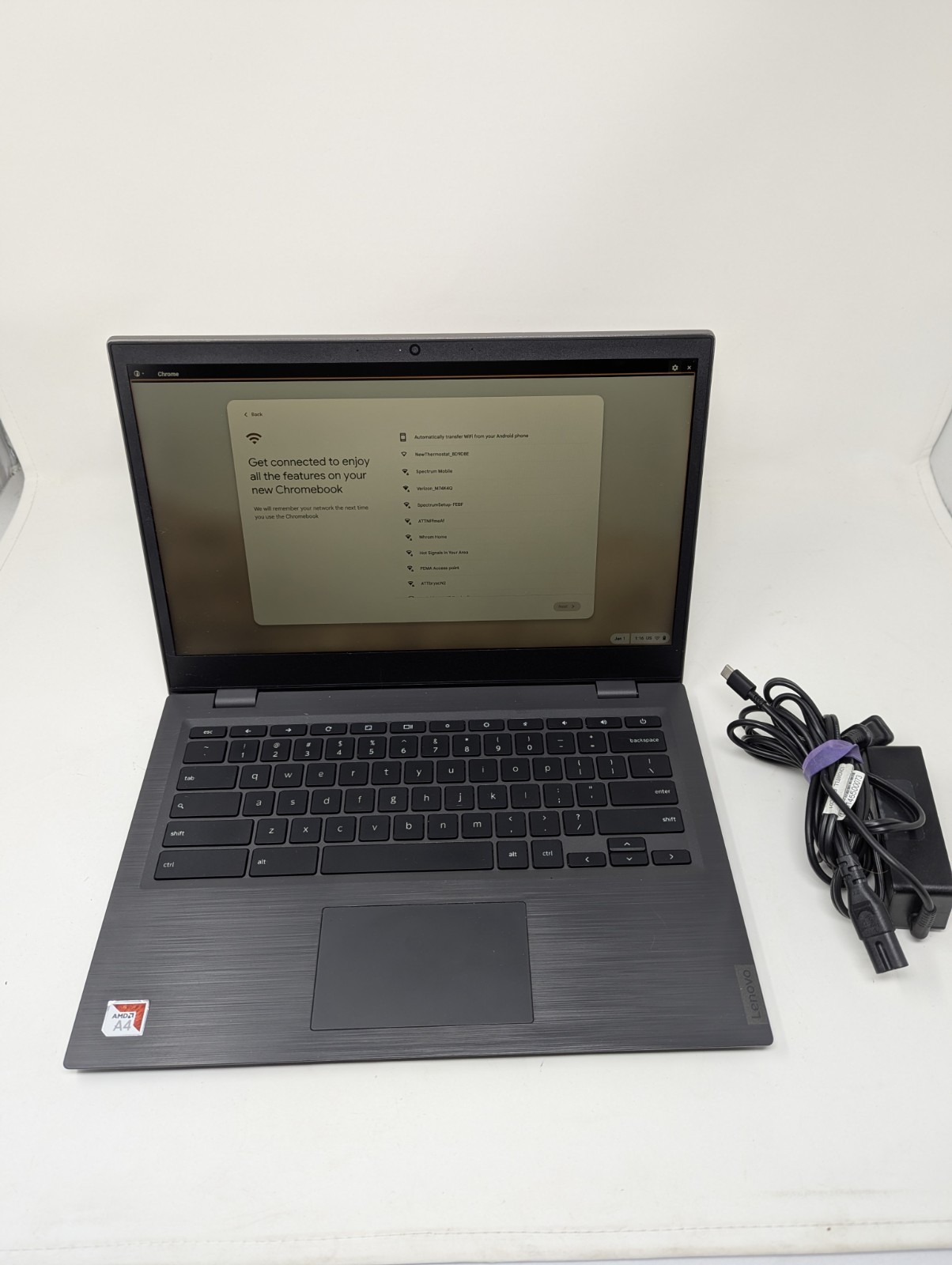 Lenovo 14e – 14″ Chromebook – AMD A4-9120C @ 1.60GHz 4GB RAM 32GB SSD
