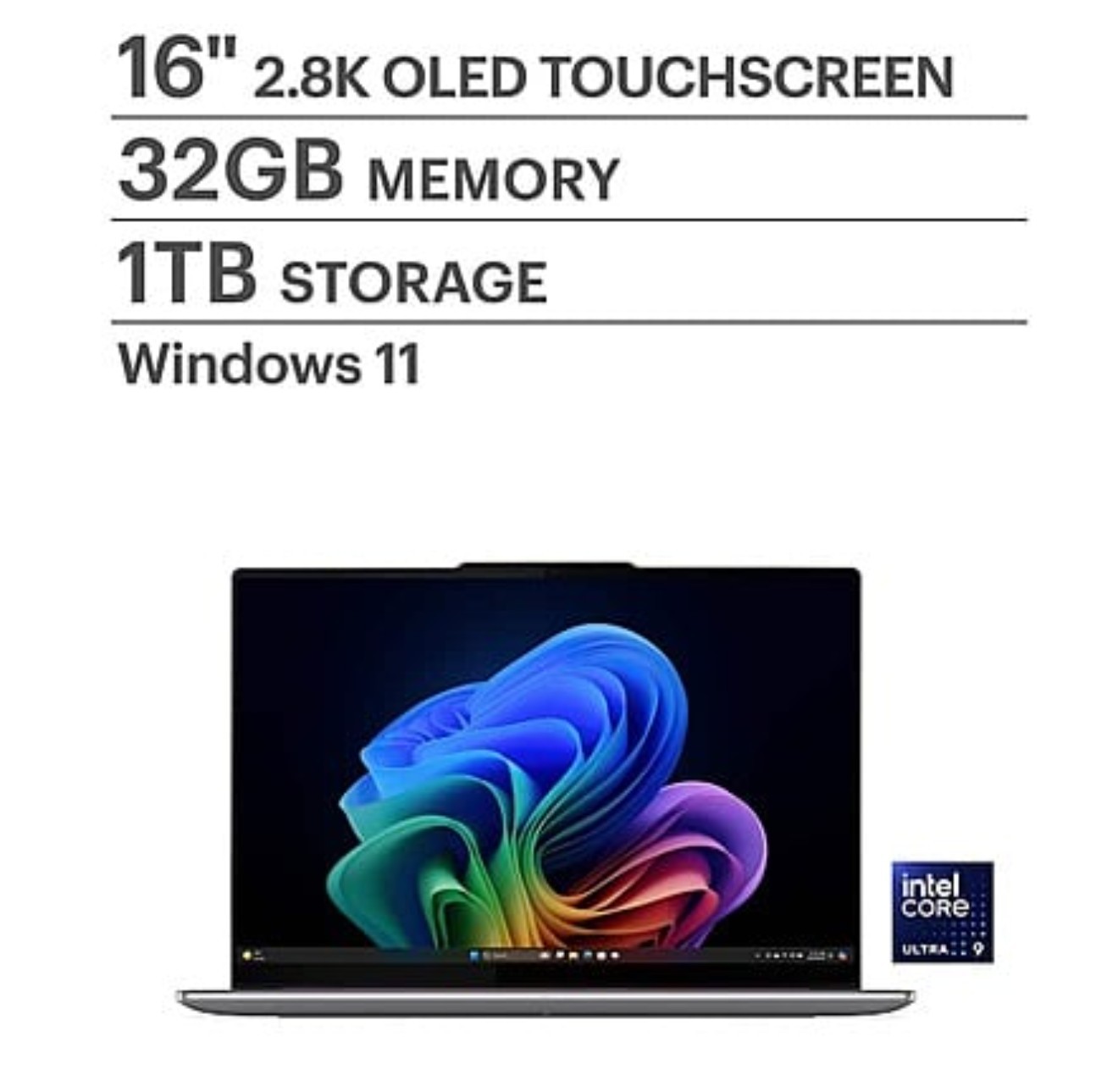 lenovo yoga pro 9i 16″, 32gb Ultra 9 285H, RTX 5050, 1TB HDD, OLED 2.8K HDR1000