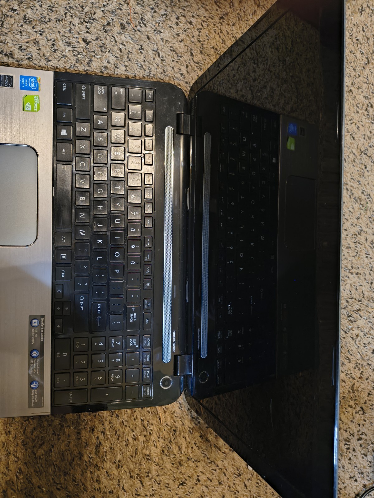 Toshiba Satellite S55-A i7-4700MQ 2.4GHz 8GB 180GB SSD Windows 10 Fast boot