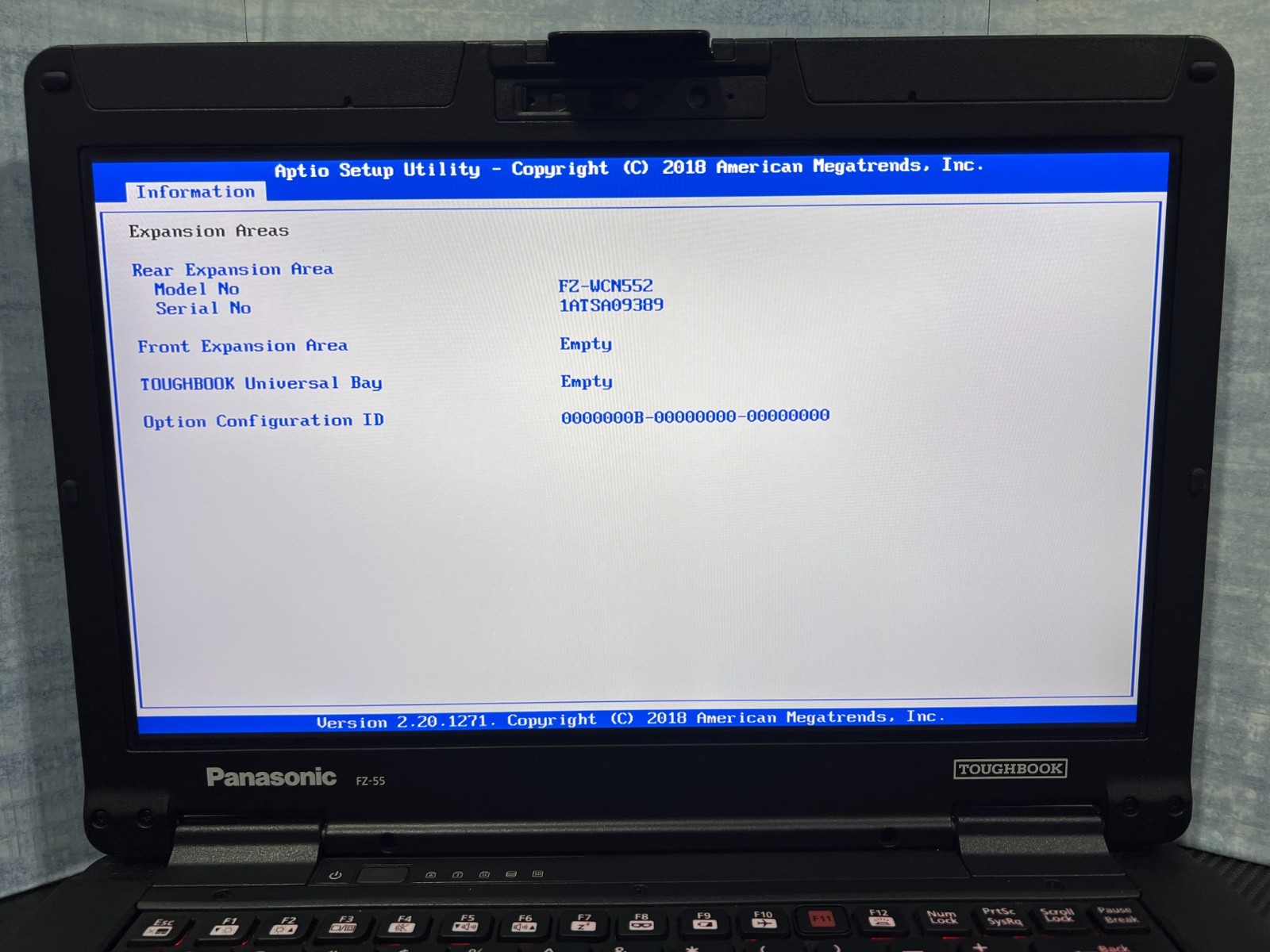 FZ-55C262CVM i5-8365U, 512GB SSD,16GB Mem,GPS,VGA,HDMI,Touchscreen,Win11 25H2.