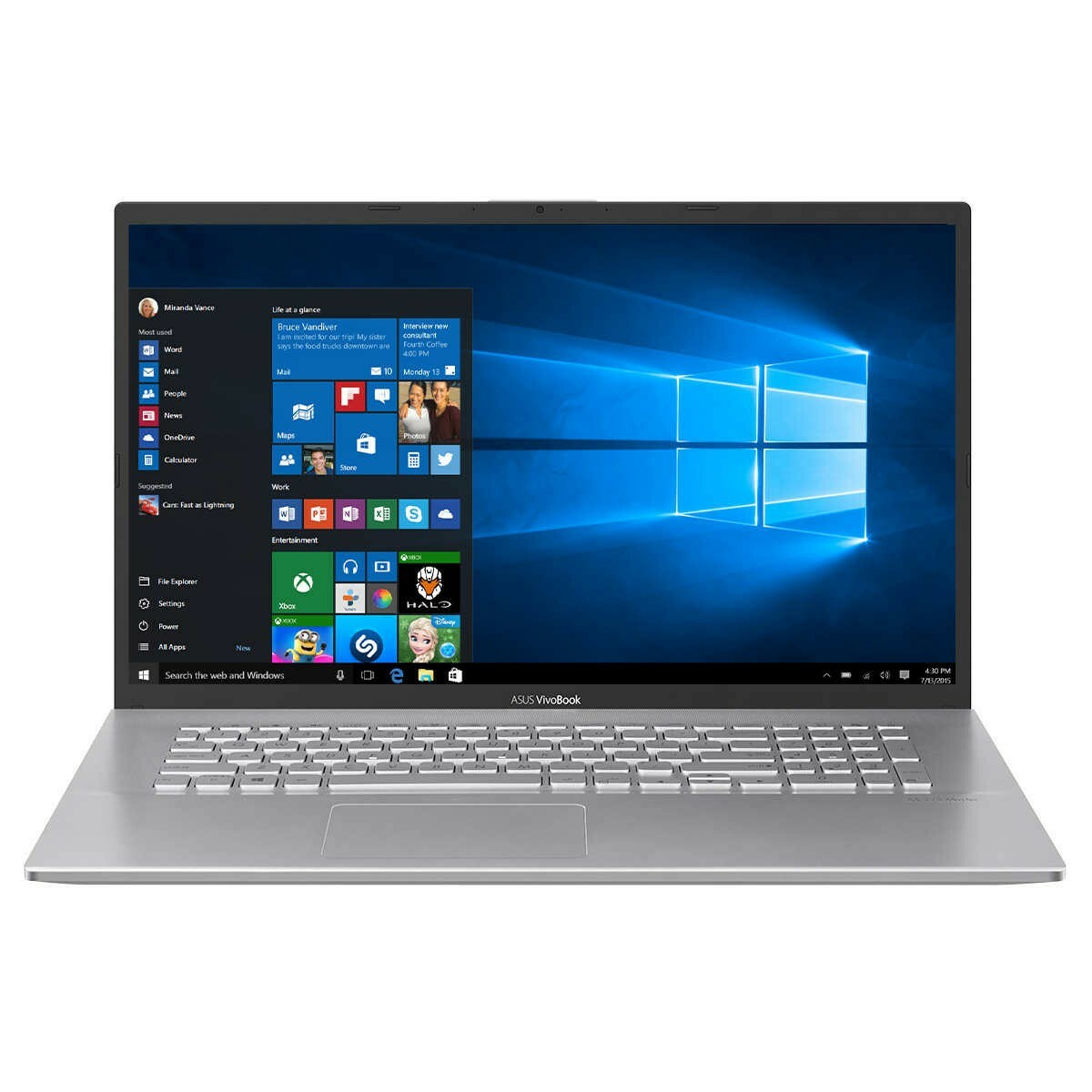ASUS VIVOBOOK 17.3″ FHD 1920X1080 AMD RYZEN 7 5700U 16GB 1TB SSD S712UA-IS79