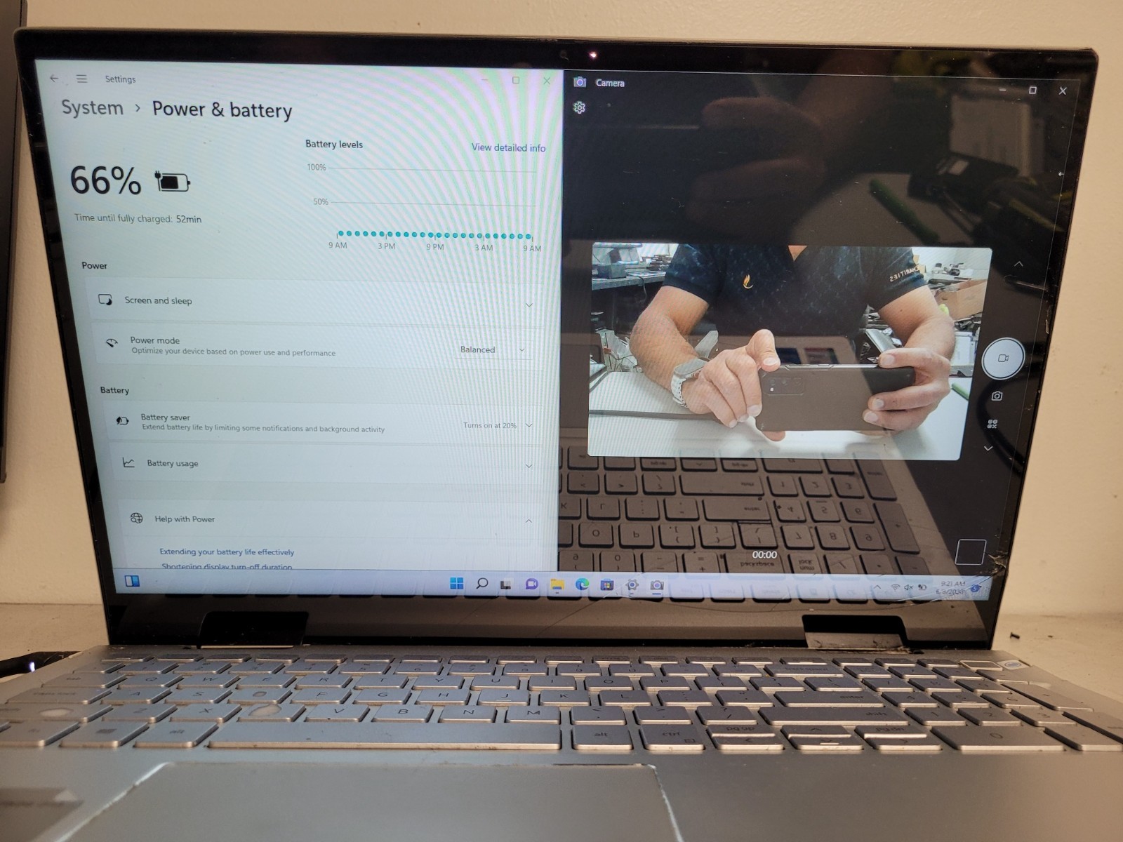 Dell inspiron 7506 2in1 broken i5-1135G7 2.4ghz 12 gb ram no ssd *parts BF91G63