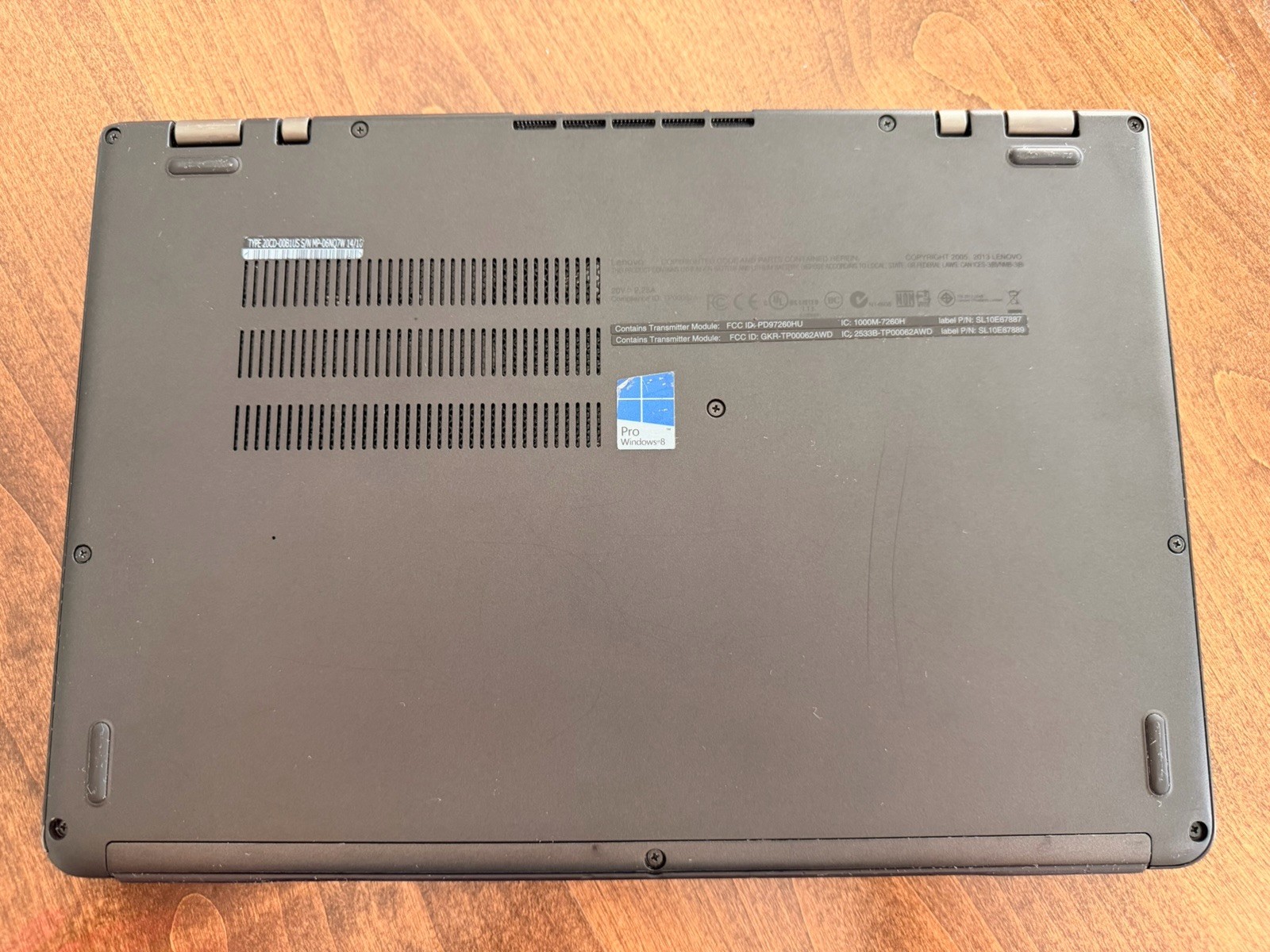 Lenovo ThinkPad S3 Yoga 14 Intel Core i7-4600U @2.1GHZ ,8GB Ram, W10P