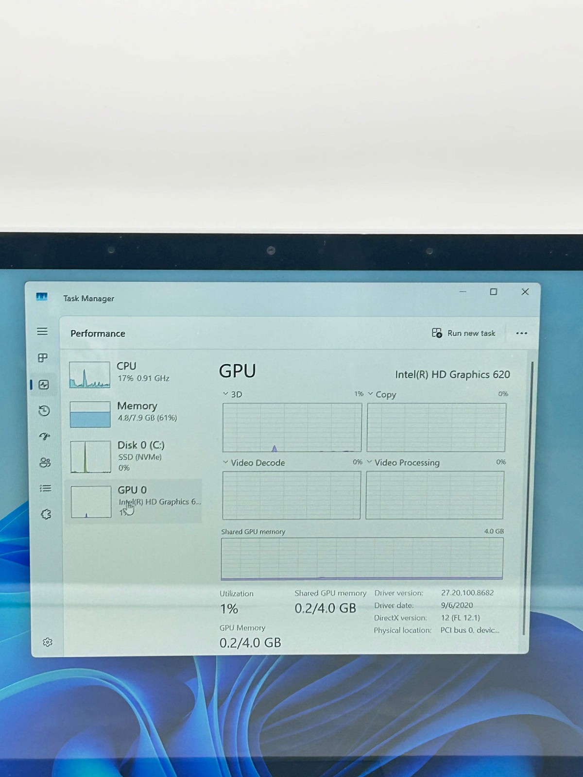 Microsoft Surface 1769 12.3″ i5-7200U 8GB RAM 256GB SSD