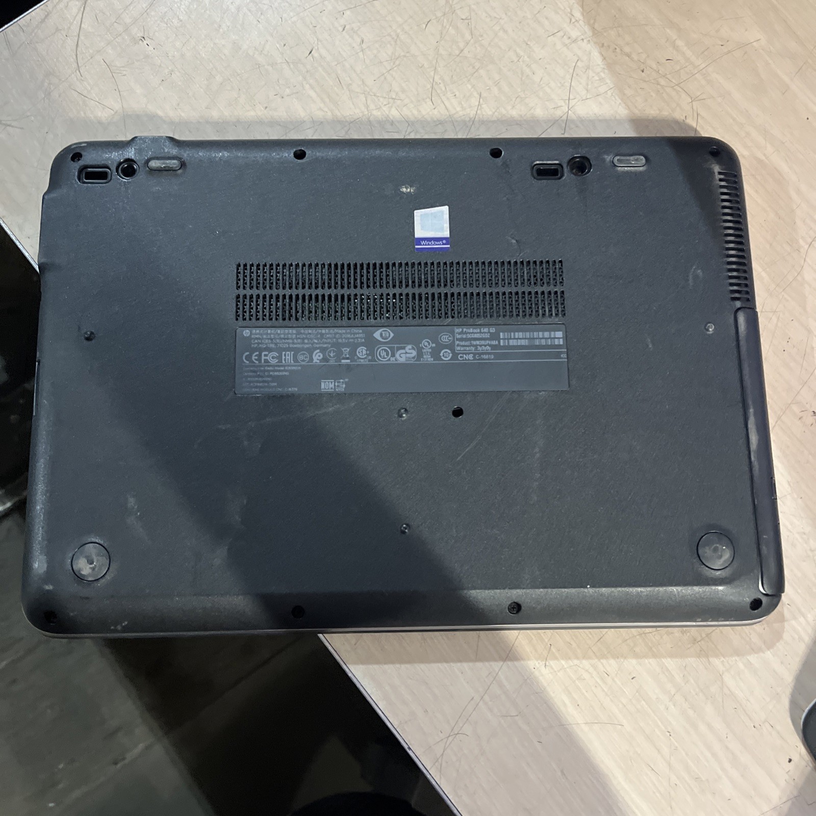 HP PROBOOK 640 G3 INTEL CORE I7-7600U 2.80GHZ 8GB RAM NO HD *