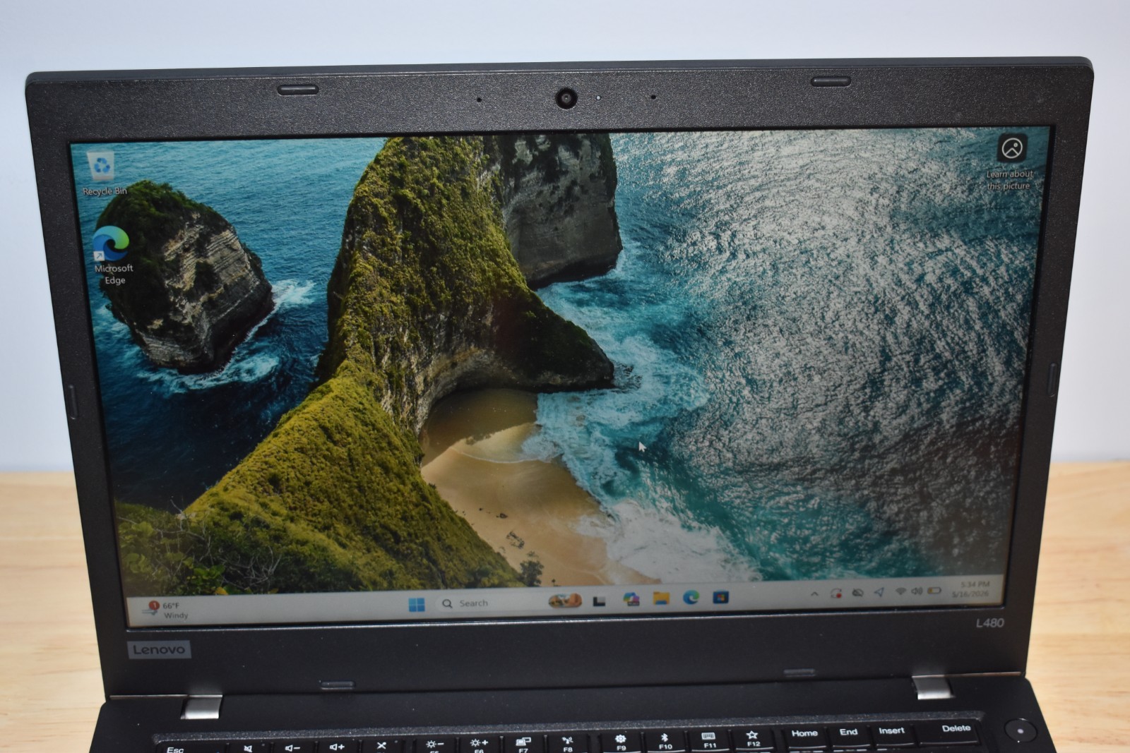 Lenovo Thinkpad L480 Intel Quad Core i5-8350U 8GB RAM 128GB SSD Windows 11 Pro