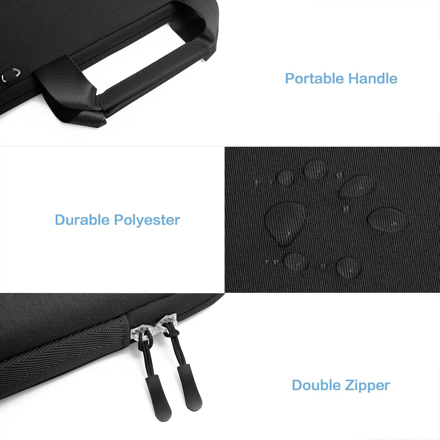 14 Inch Laptop Sleeve Bag for HP, Dell, Lenovo, ASUS, Acer – Neoprene Carrying C
