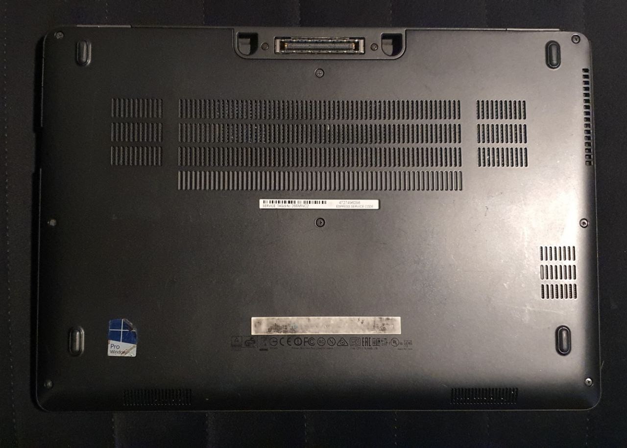 Dell Latitude E7470 Laptop – For Parts or Not Working – No SSD – With Charger