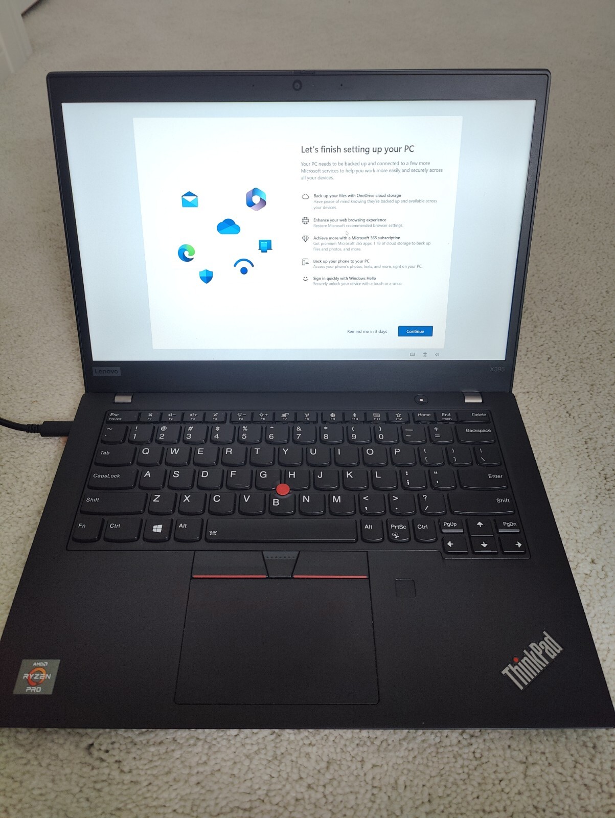 Lenovo ThinkPad X395 Laptop