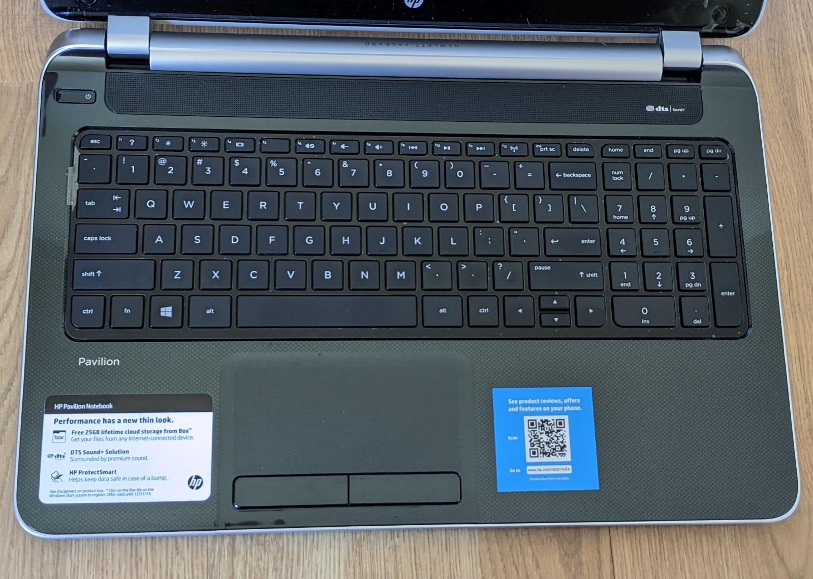 HP Pavilion 15-n237nr Laptop AMD A8-4555M 4GB Ram 700GB HDD Windows 10 DEAD BATT