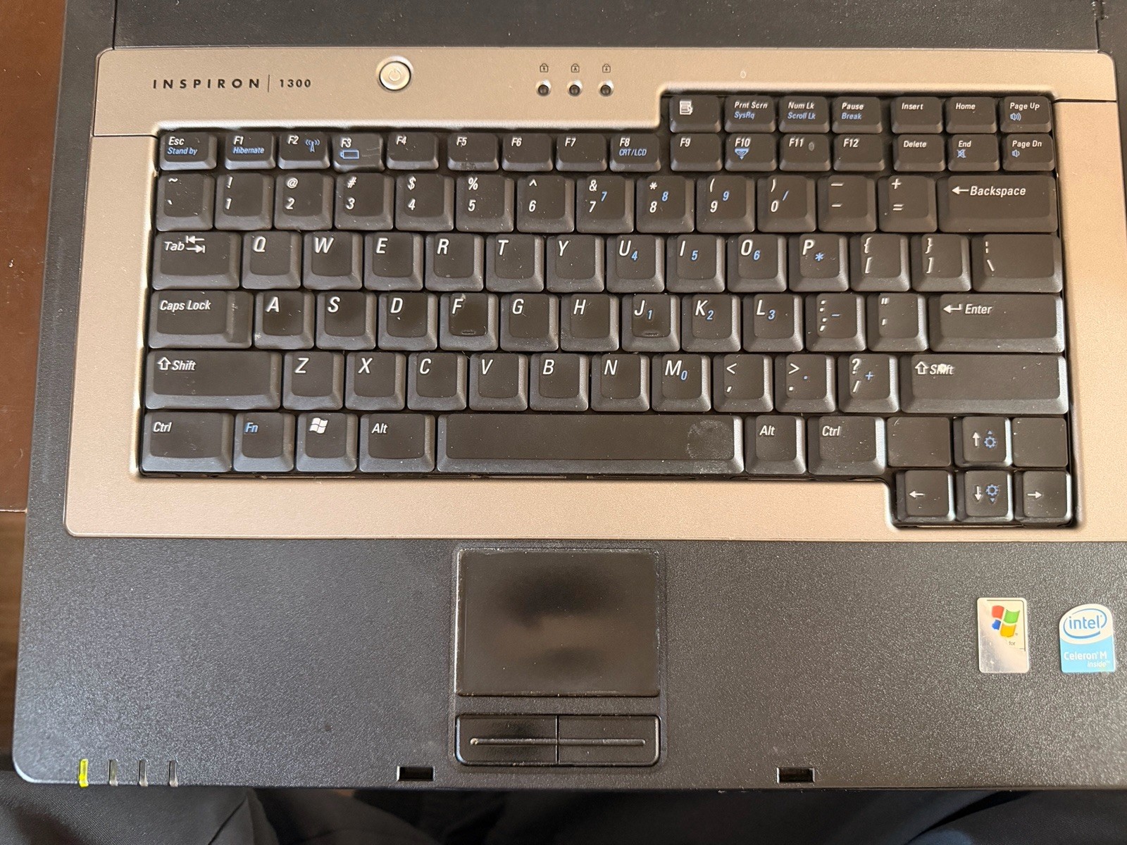 Dell Inspiron 1300 15″ Laptop Celeron M 1.50GHz 60GB HDD XP Home SP3 No Charger
