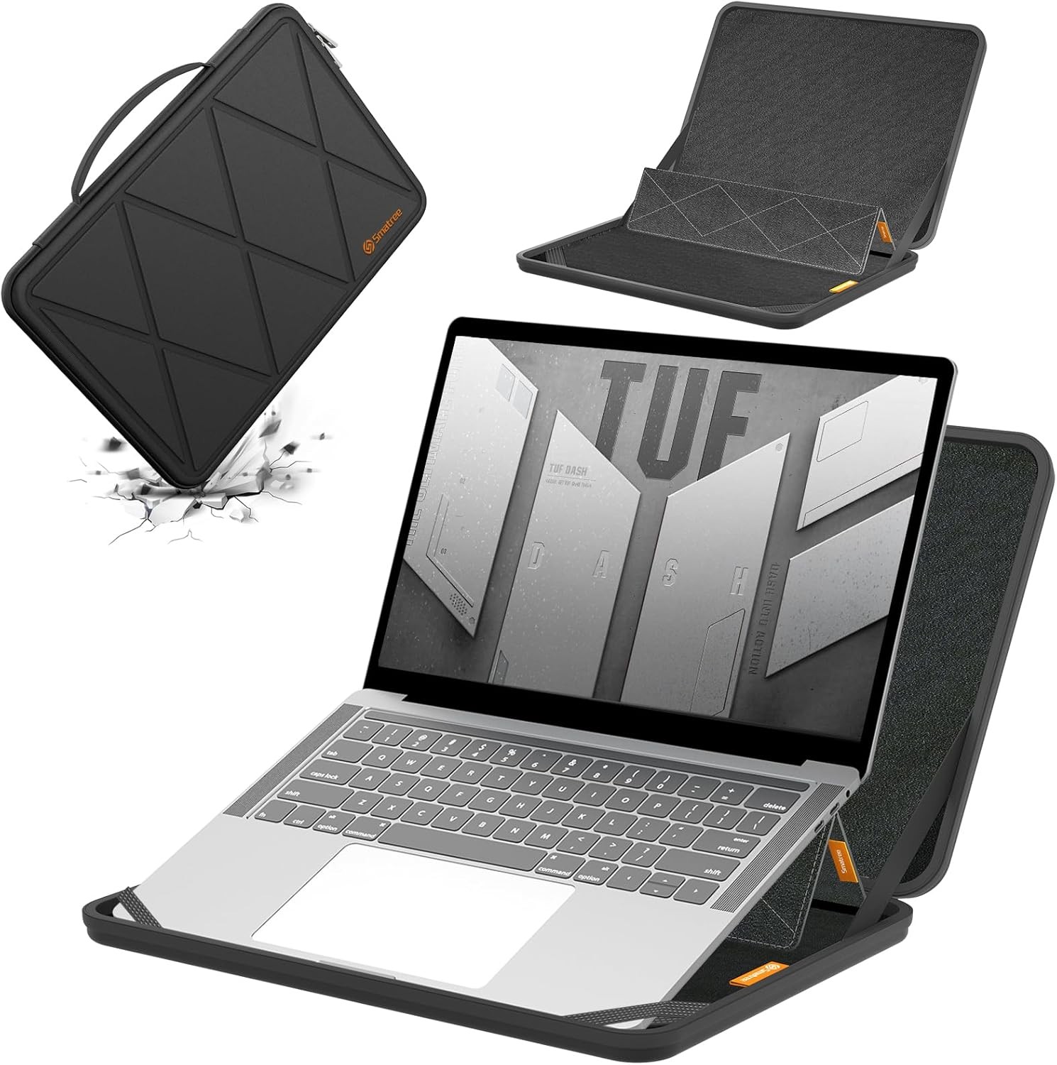 Hard EVA Protective Sleeve with Stand for ASUS TUF Gaming F15/A15 15.6 inch