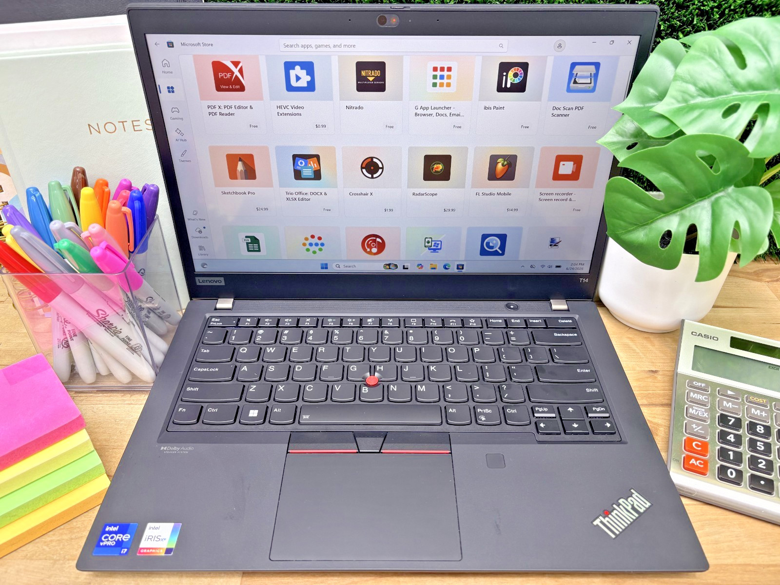 Lenovo ThinkPad T14 Gen 2 Intel i7-11th Gen 3.00GHz 32GB RAM 512GB SSD W 11 Pro*