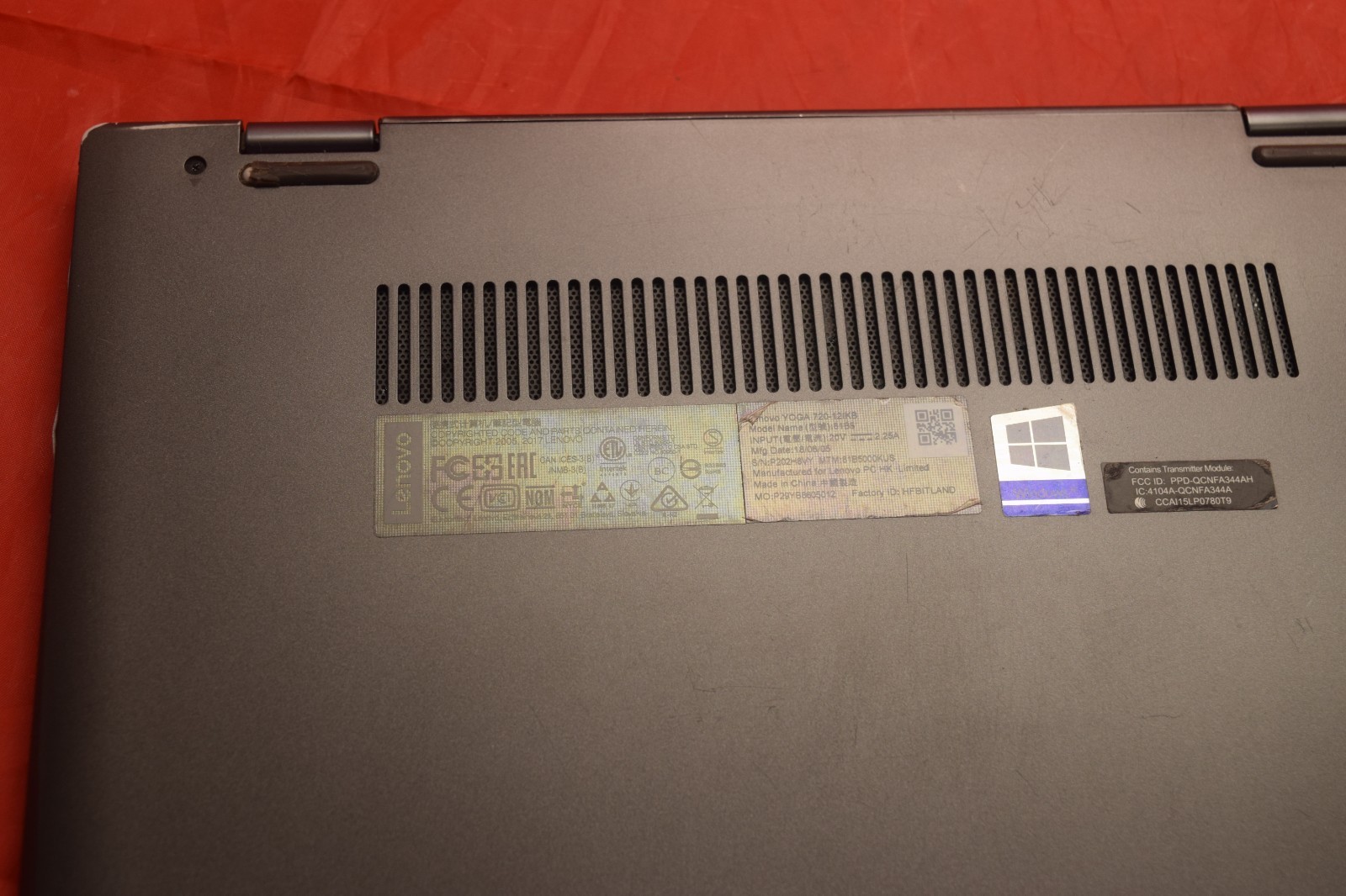 POOR BATTERY* LENOVO YOGA 720-12IKB INTEL CORE I5-7200U 2.50GHZ | 512GB | 8GB