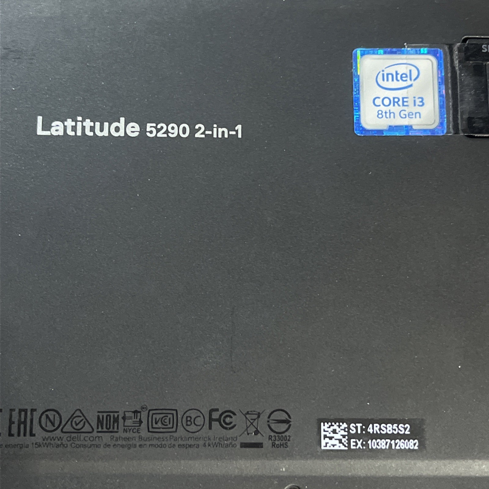 DELL LATITUDE 5290 2 IN 1 INTEL CORE I3-8130U 2.20GHZ 4GB RAM NO HD