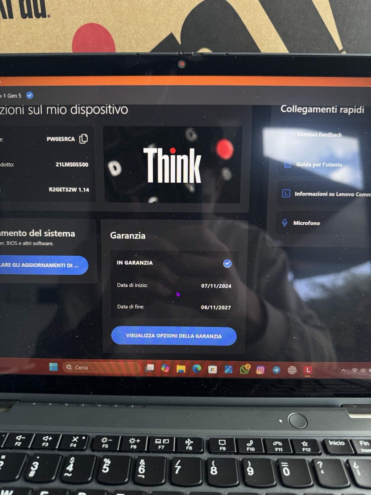 Lenovo ThinkPad L13 2-in-1 Gen 5 [Intel] Intel Core Ultra 5 135U Hybrid [2 in 1]