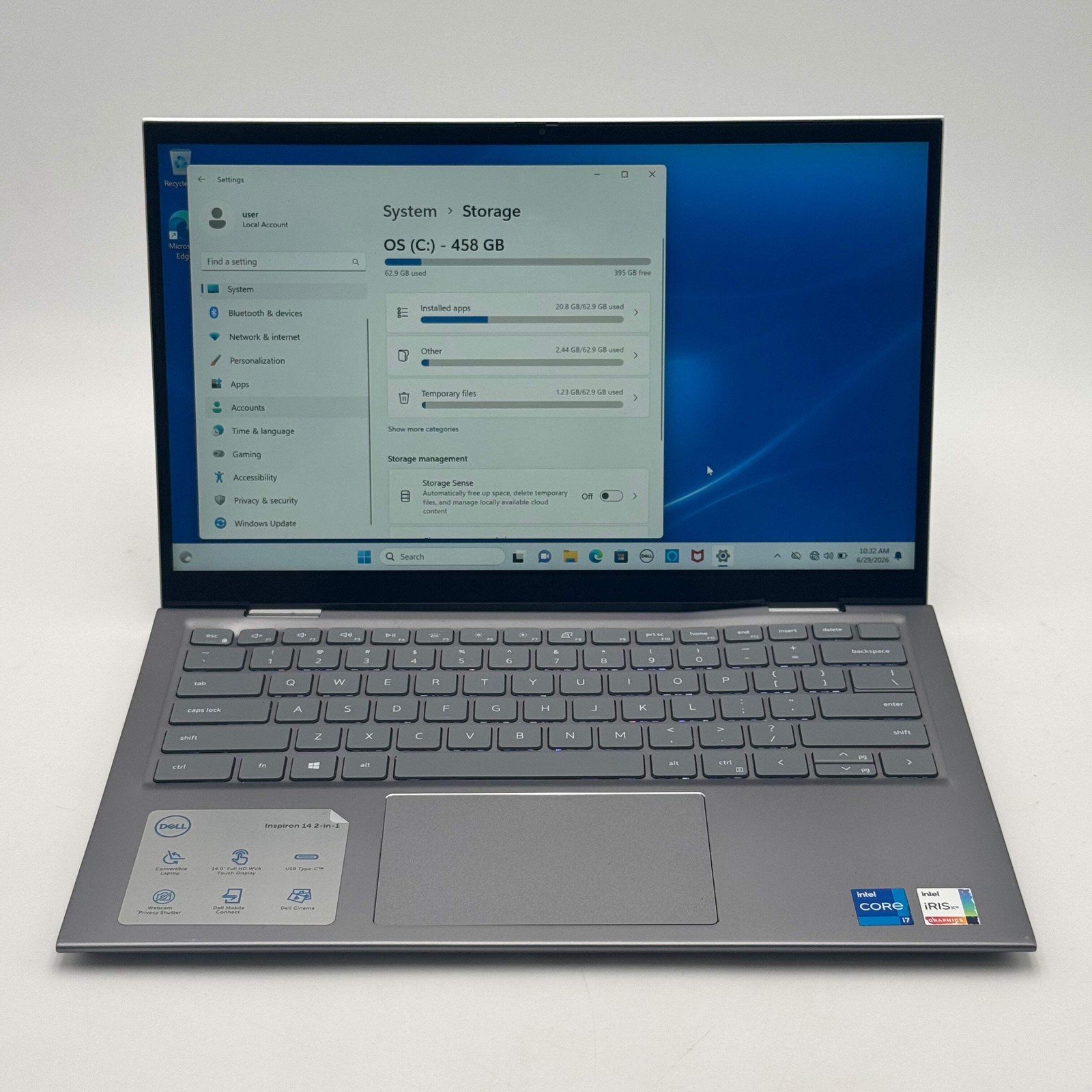 Dell Inspiron 14 5410 Laptop Core i5 16GB RAM 512GB SSD – Good Condition