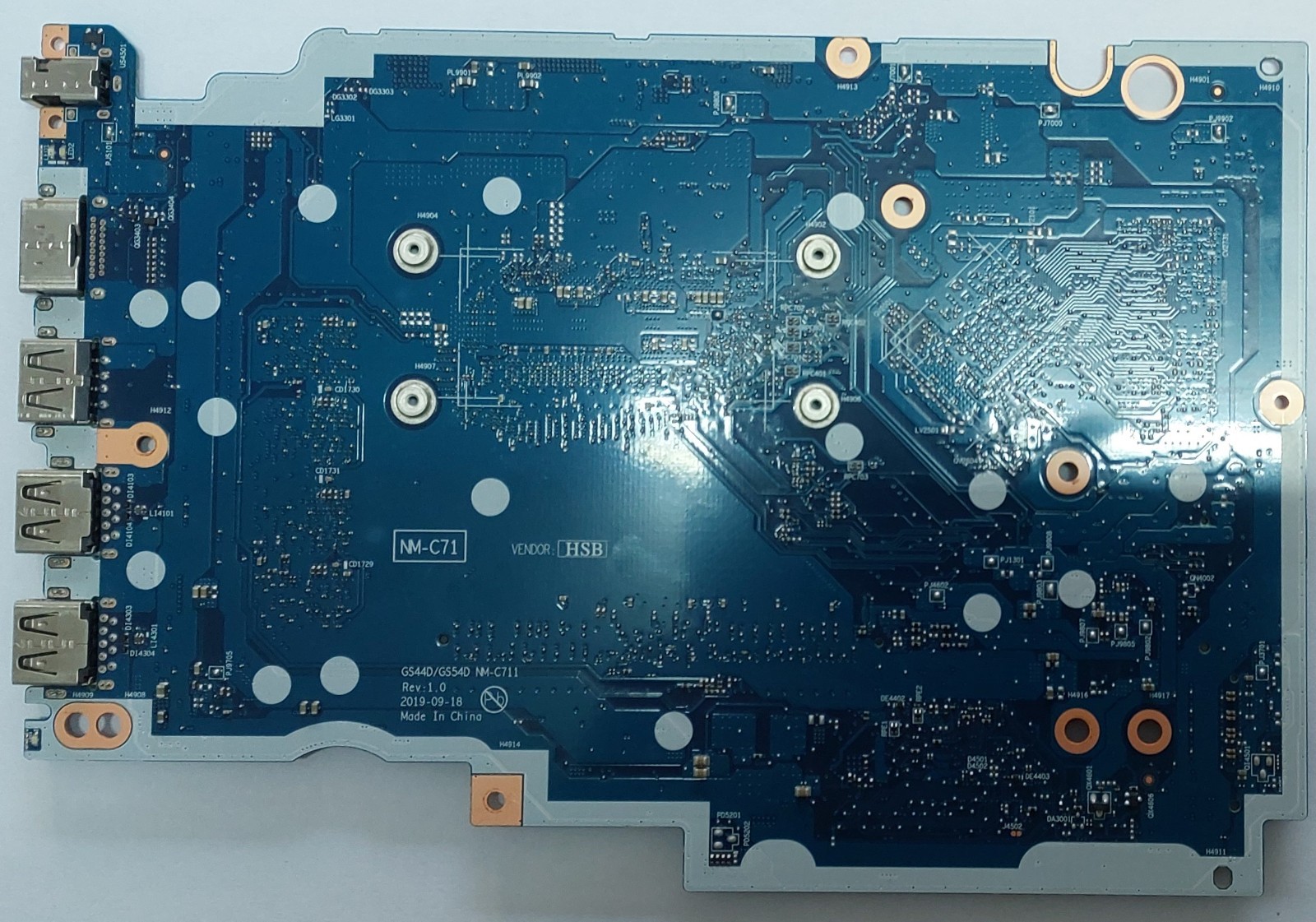Lenovo Ideapad V14-IIL Moherboard GS44D/GS54D NM-C711 I3 1005G1 4GB Memory