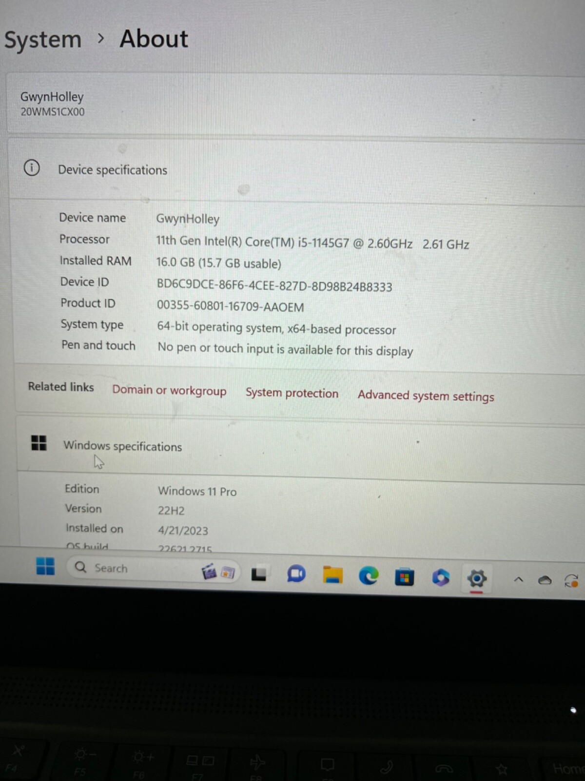 lenovo thinkpad t14s gen2 storm grey 14” Laptop