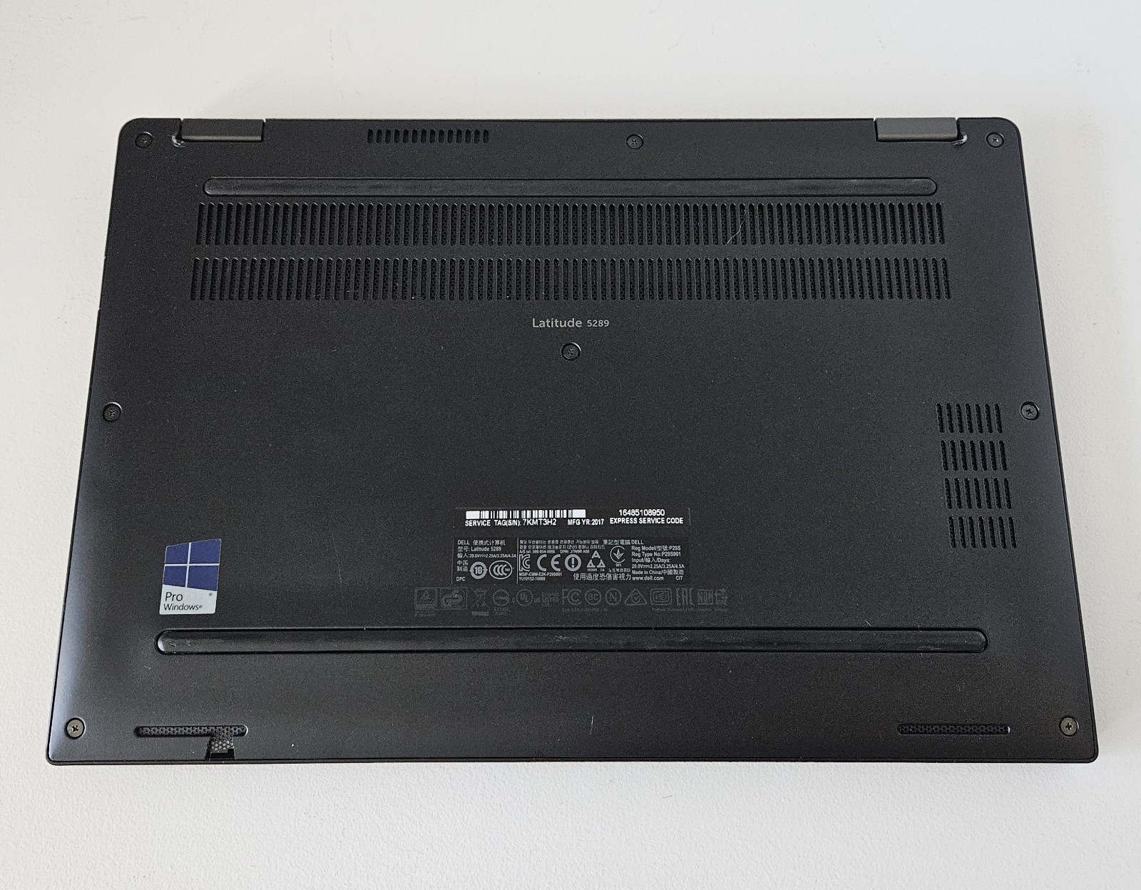 Dell Latitude 5289 2-in-1 Core i7-7600U 2.8GHz 16GB RAM 256GB Gen4 NVMe Win 11 P