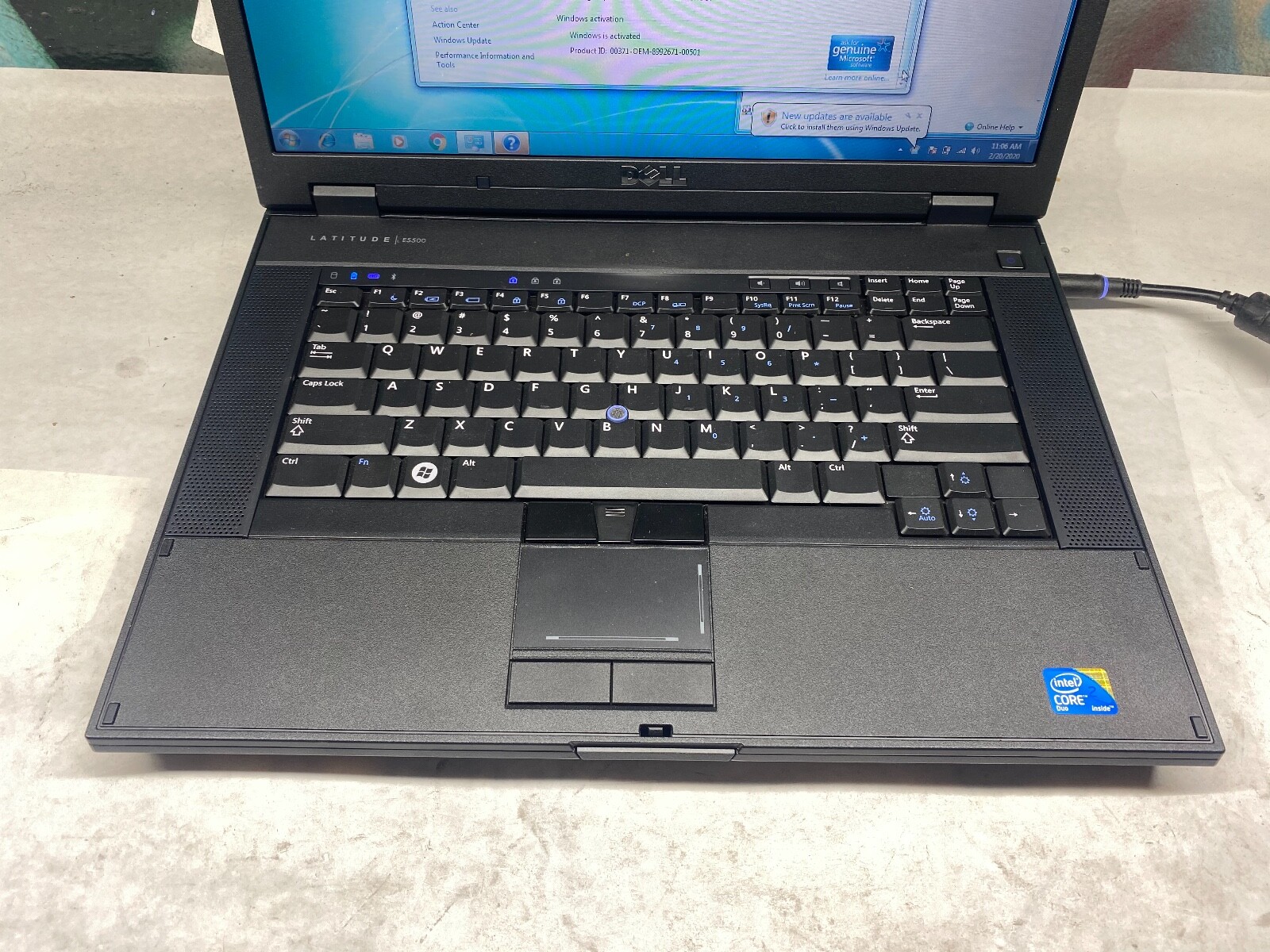 Dell E5400 14″ Laptop Core 2 Duo – 2GB – 80GB – Windows 7 – TESTED COMPLETE