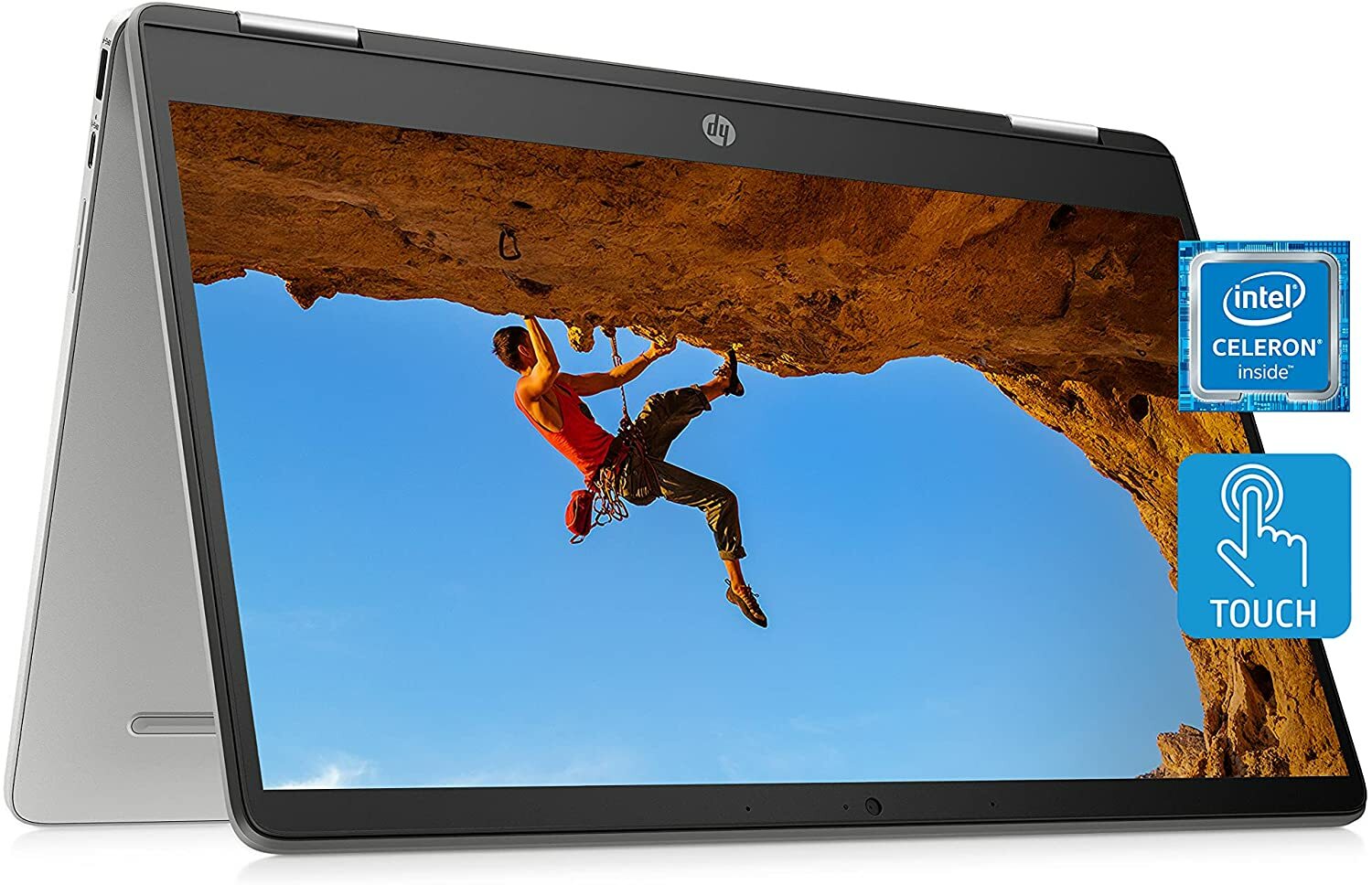 NEW HP 14a-ca0040nr x360 14 Laptop, Intel Celeron Processor, 4 GB RAM, 32 GB