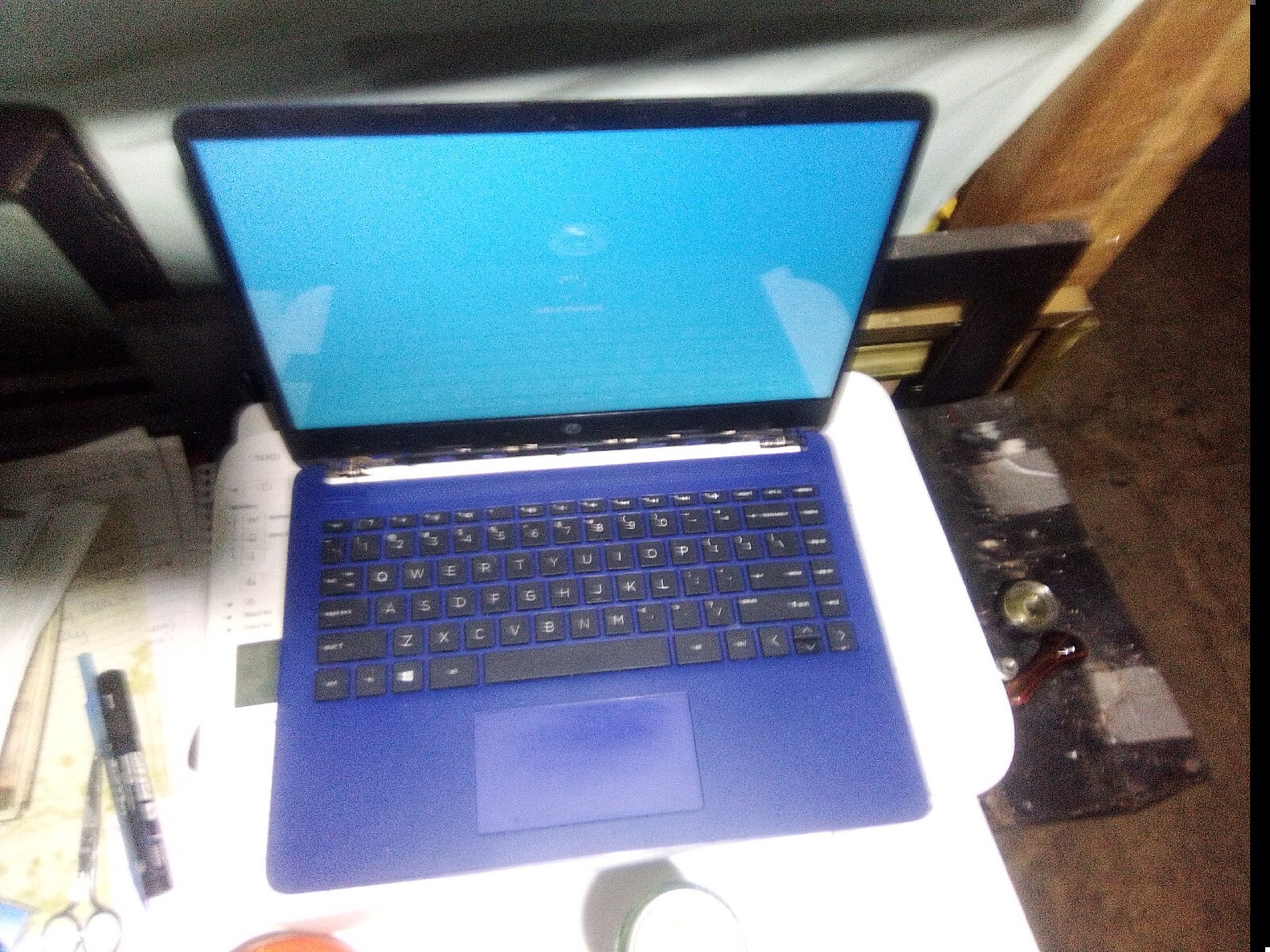 HP 14″ (64GB SSD, Intel Celeron N, 1.1 GHz, 4GB) Laptop – Indigo Blue…