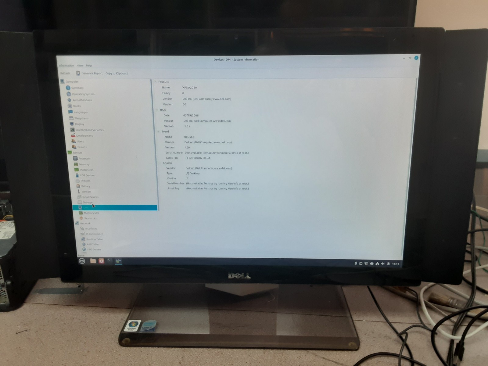VINTAGE Dell XPS A2010 All-In-One Desktop Computer 2GB RAM, 500GB Hard Drive