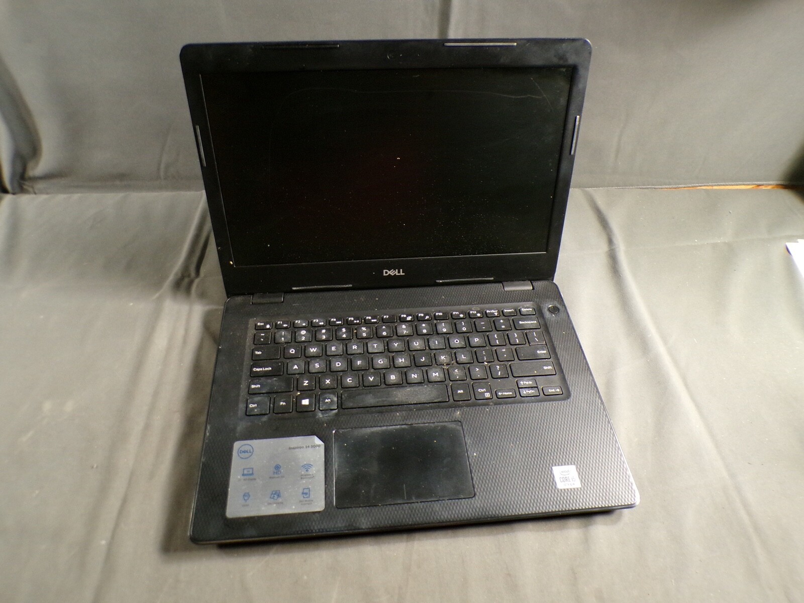 DELL INSPIRION 3493 INTEL CORE i5-1035G1 8GB RAM **NO HD/ NO CADDIE/ NO OS
