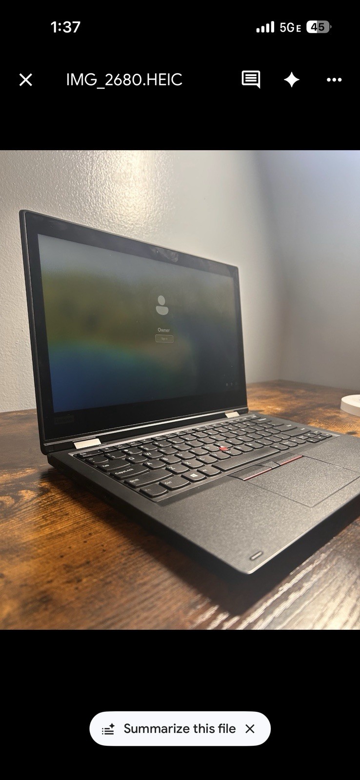 Lenovo ThinkPad L380 Yoga 14″ Laptop i5-8350U 16GB 256GB SSD Touchscreen Win 11