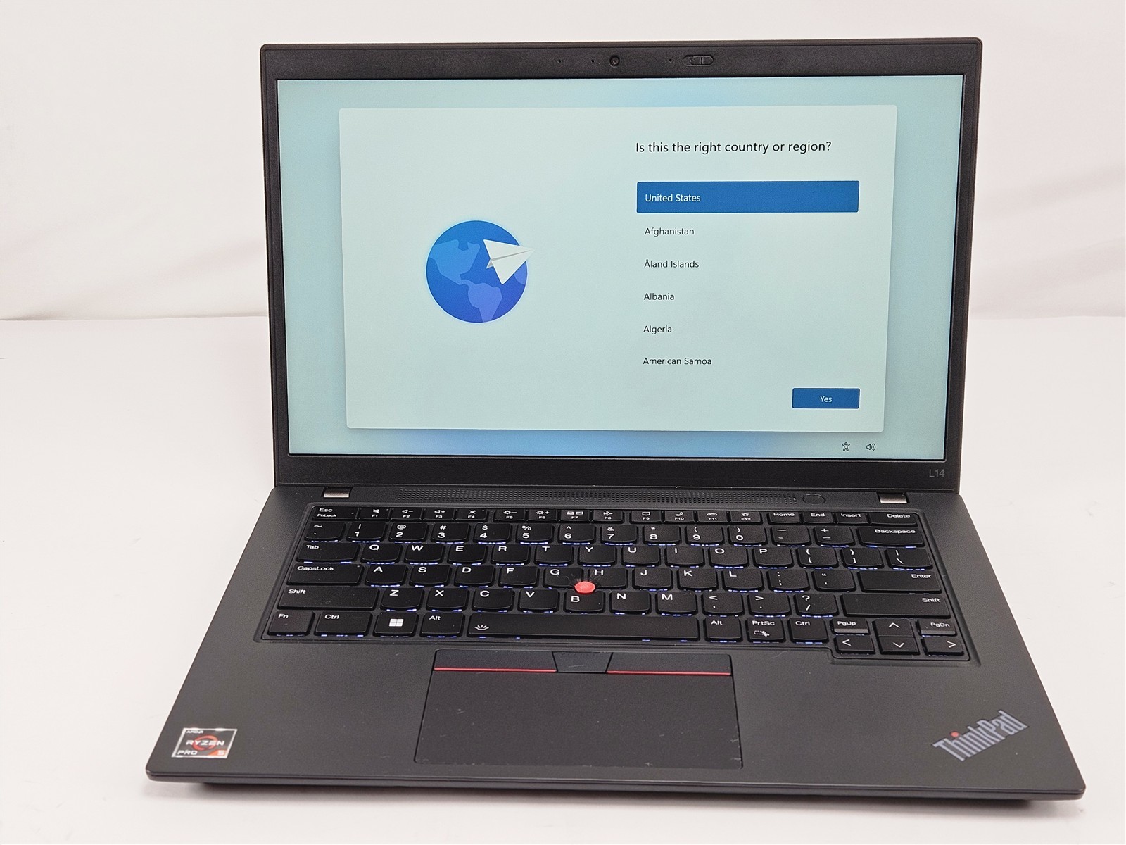 Lenovo 14″ ThinkPad L14 Gen 4 AMD Ryzen 5 Pro 7530U 16GB 256GB SSD Win11 Laptop