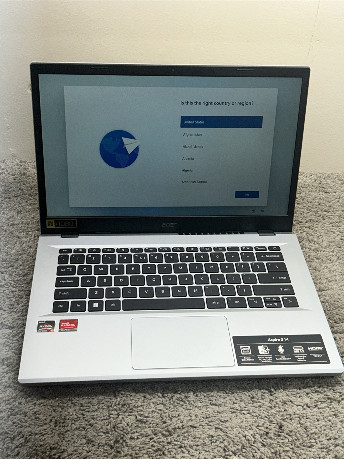 Acer Aspire 3 N23C3 15.6″ Ryzen 5 7320U 2.4GHz 8GB RAM 128GB SSD 48995