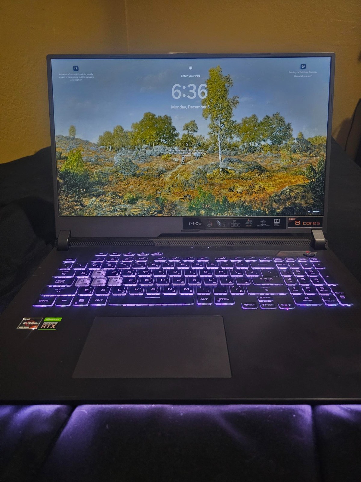 ASUS ROG Strix G713 Ryzen 7 RTX 3050 64GB 5TB SSD 17.3″ Excellent + Camera