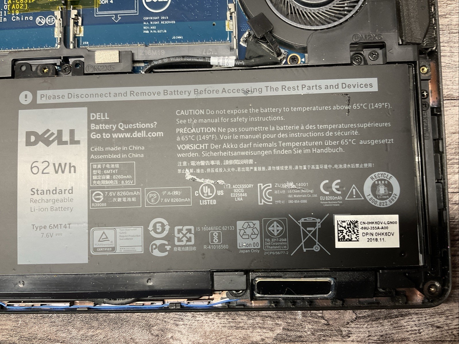 Latitude E5470 / i5 6th / No RAM Laptop Notebook PC / B3N