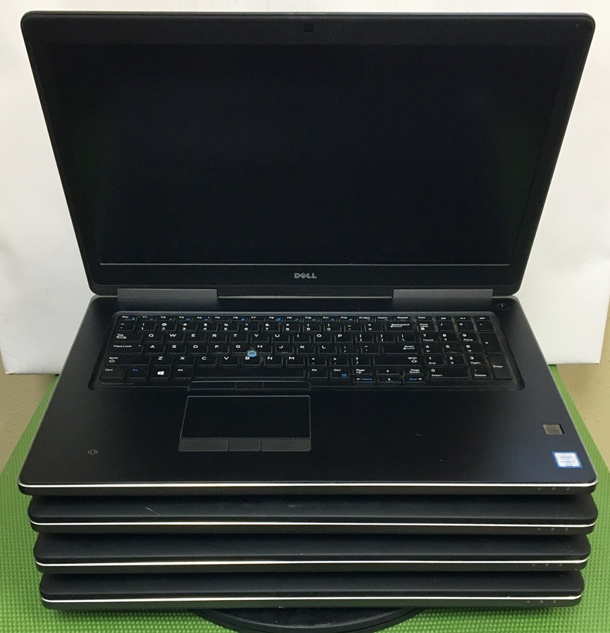 (Lot of 4) Dell Precision 7720 i7-6820HQ 16GB P5000 17″ – no SSD/OS (B – READ)